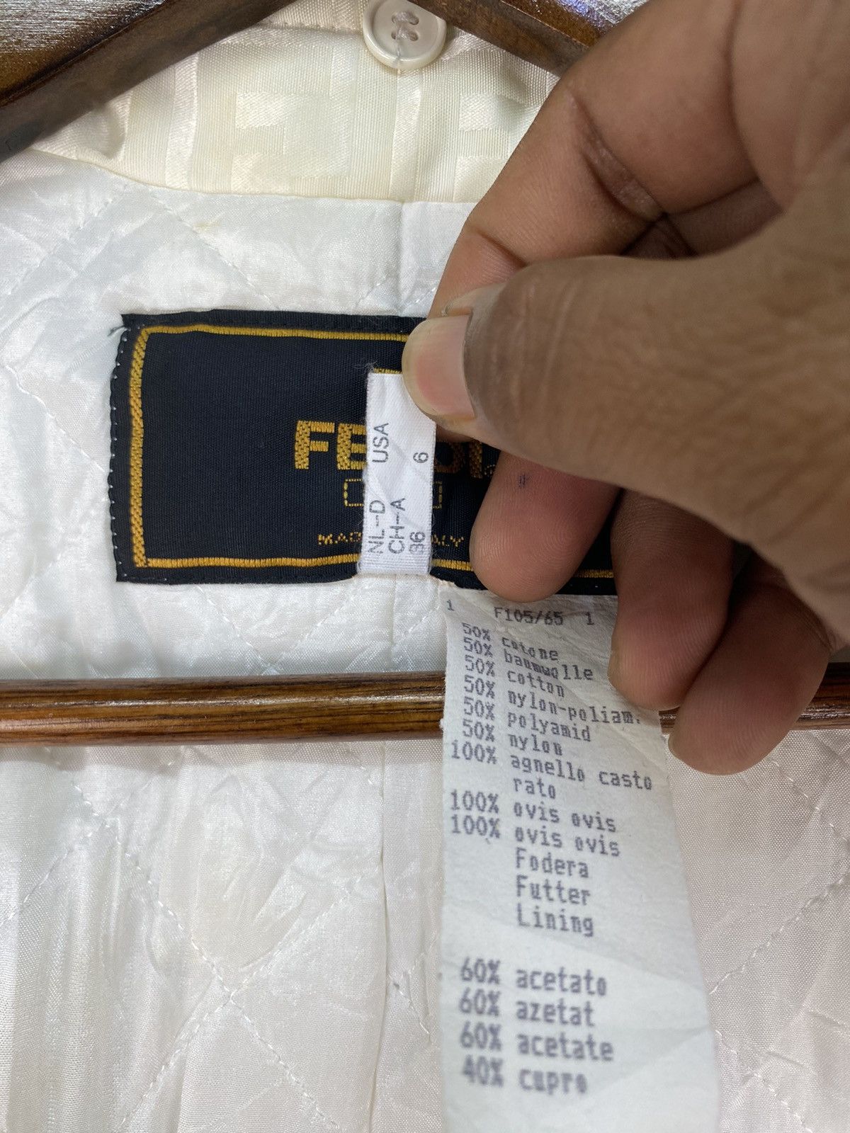 Fendi Fendi Monogram Woman Jacket Size M / US 6-8 / IT 42-44 - 13 Thumbnail