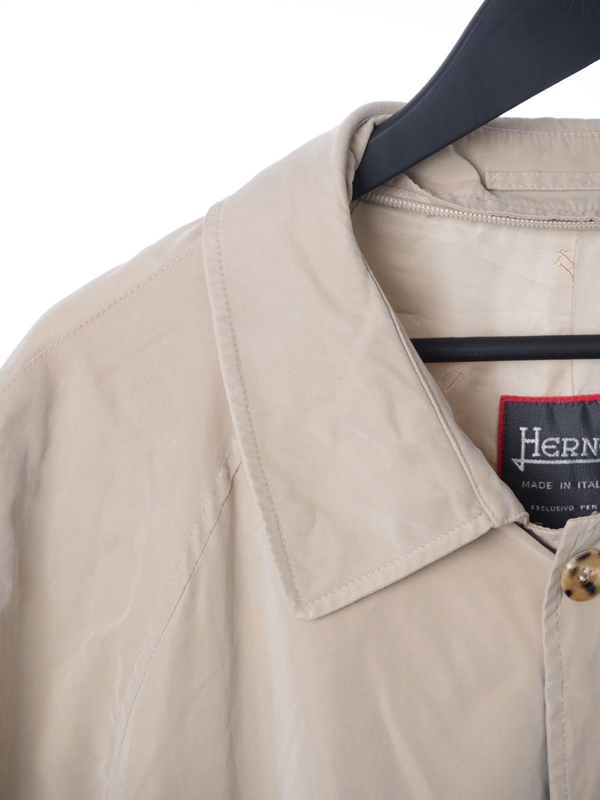 Herno HERNO Vintage Made in Italy Light Cotton Trench Coat Size US XL / EU 56 / 4 - 2 Thumbnail