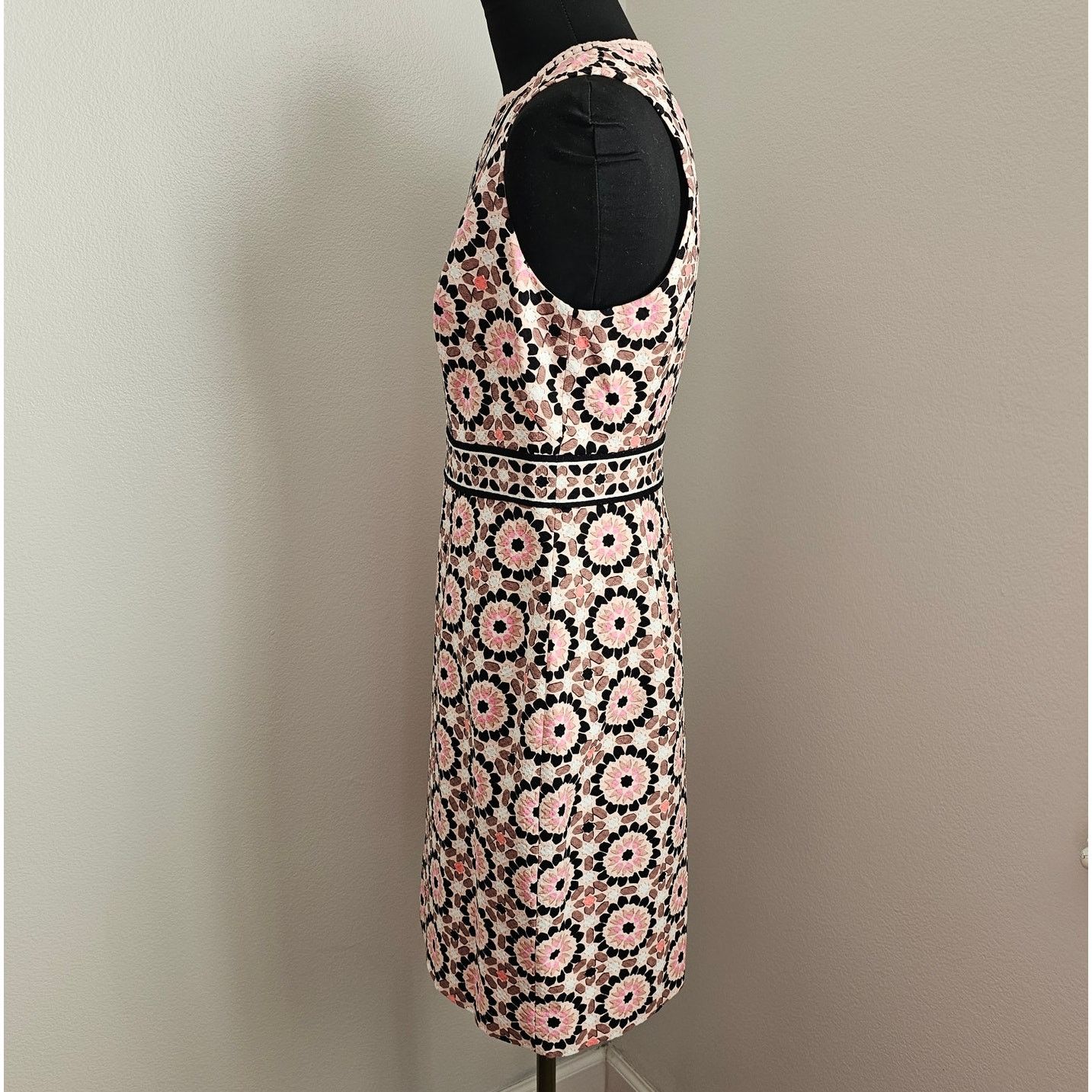 Kate Spade Kate Spade by the Pool Floral Mosaic Jacquard Sheath Dress 4 Size S / US 4 / IT 40 - 3 Thumbnail