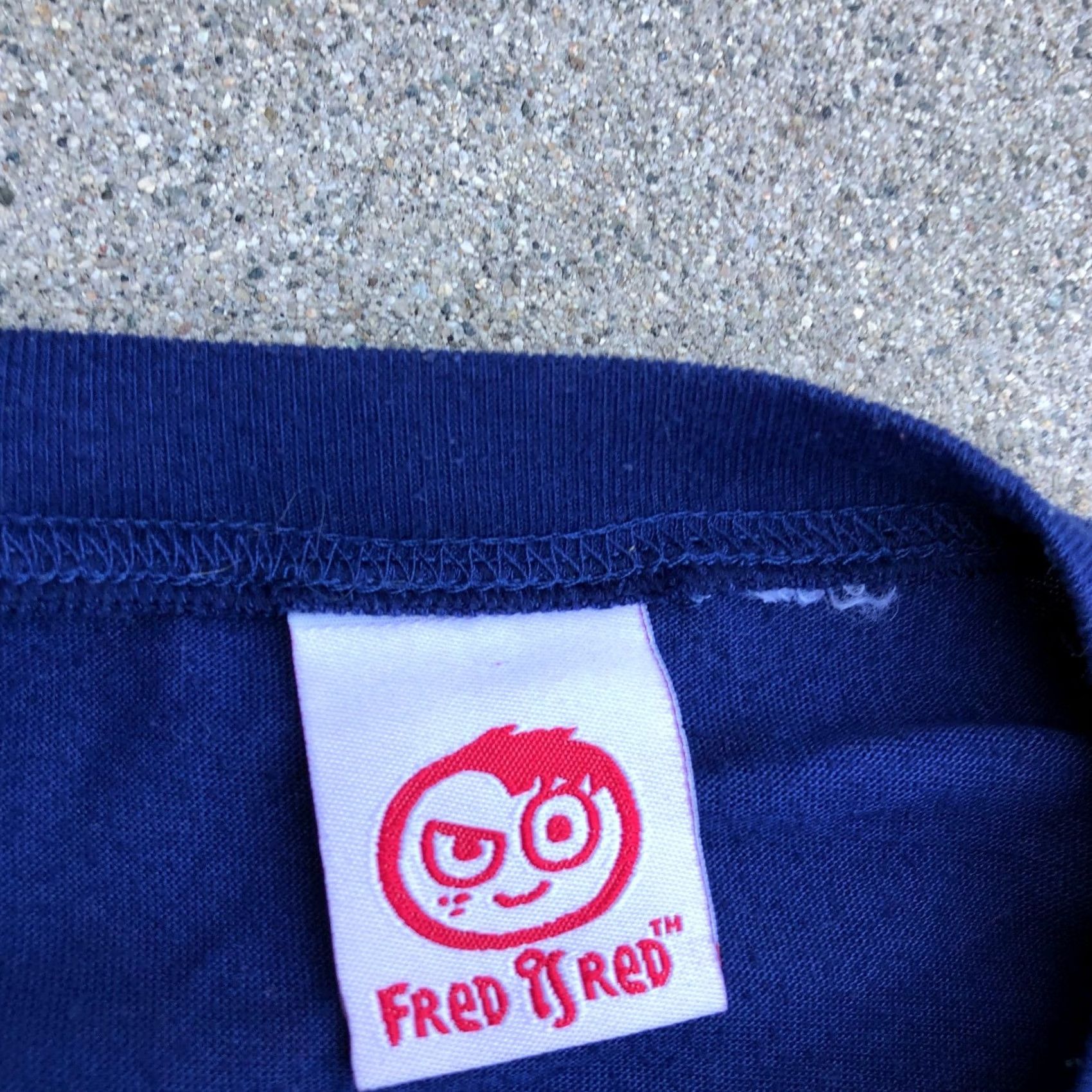 FRED VINTAGE Fred Is Red Thrash'n Skateboarding T Shirt Men’s Blue Short Sleeve Crew Neck Medium SM Size US M / EU 48-50 / 2 - 3 Thumbnail