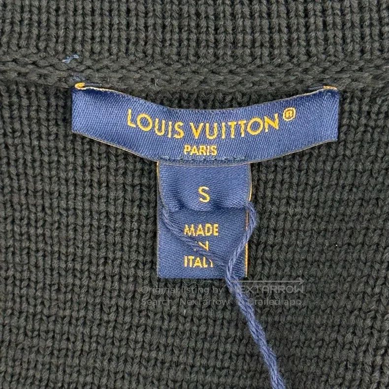 Louis Vuitton Louis Vuitton Black Gold Button Knit Cardigan sweater Size US S / EU 44-46 / 1 - 5 Thumbnail