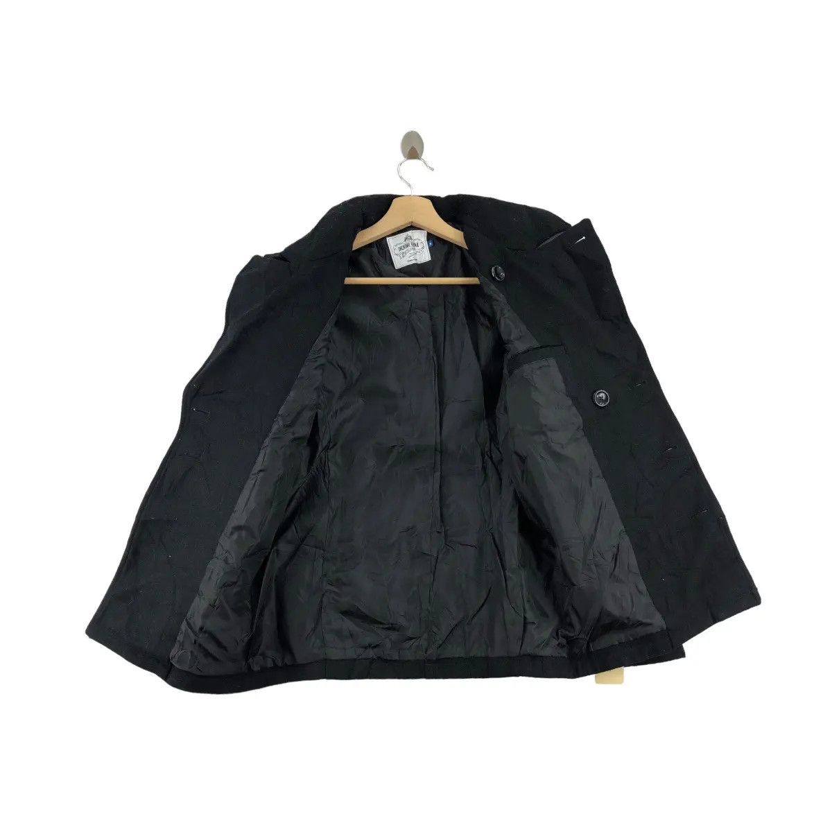 Vintage DENIME JAPANESE DENIM Exclusive Collection Pea Coat Jacket Size US S / EU 44-46 / 1 - 5 Thumbnail