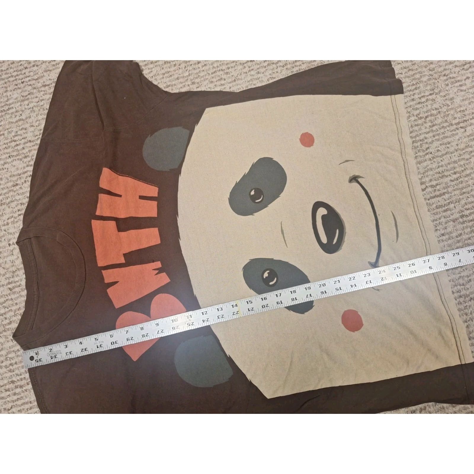 Vintage VTG BMTH Bring Me The Horizon T-Shirt Cartoon Panda Milkshake Brown L/XL Unbranded Unisex Adults Boys/Mens Size US L / EU 52-54 / 3 - 5 Thumbnail