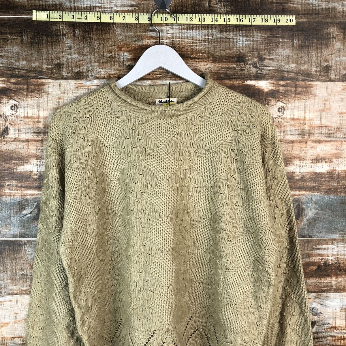 Homespun Knitwear × Japanese Brand Mephista Brown vintage Knitwear #A1741 Size M / US 6-8 / IT 42-44 - 5 Thumbnail