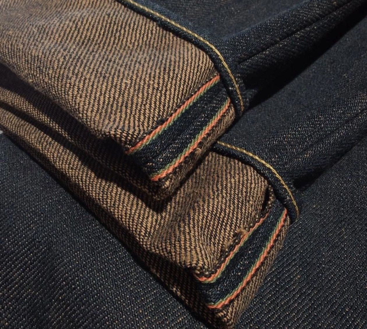 Oni Oni 822ZR-LBR 20oz Secret Denim Super Wide Tapered - 31, New Size US 31 - 4 Thumbnail