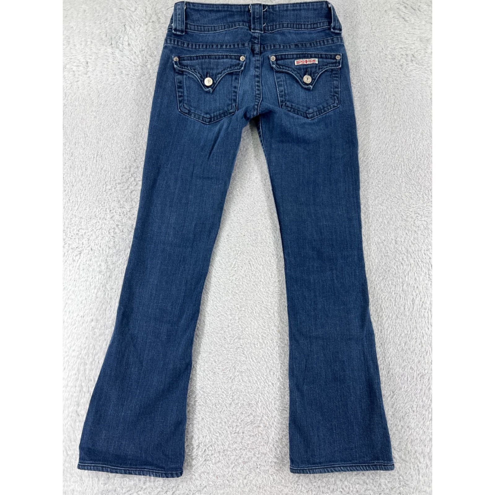 Hudson Hudson Jeans Womens Blue Denim Cotton Blend Stretch 24 Pockets 5-Pocket Design Regular Rise Inseam 27.5 Inseam Size 42" / US 20 - 2 Thumbnail