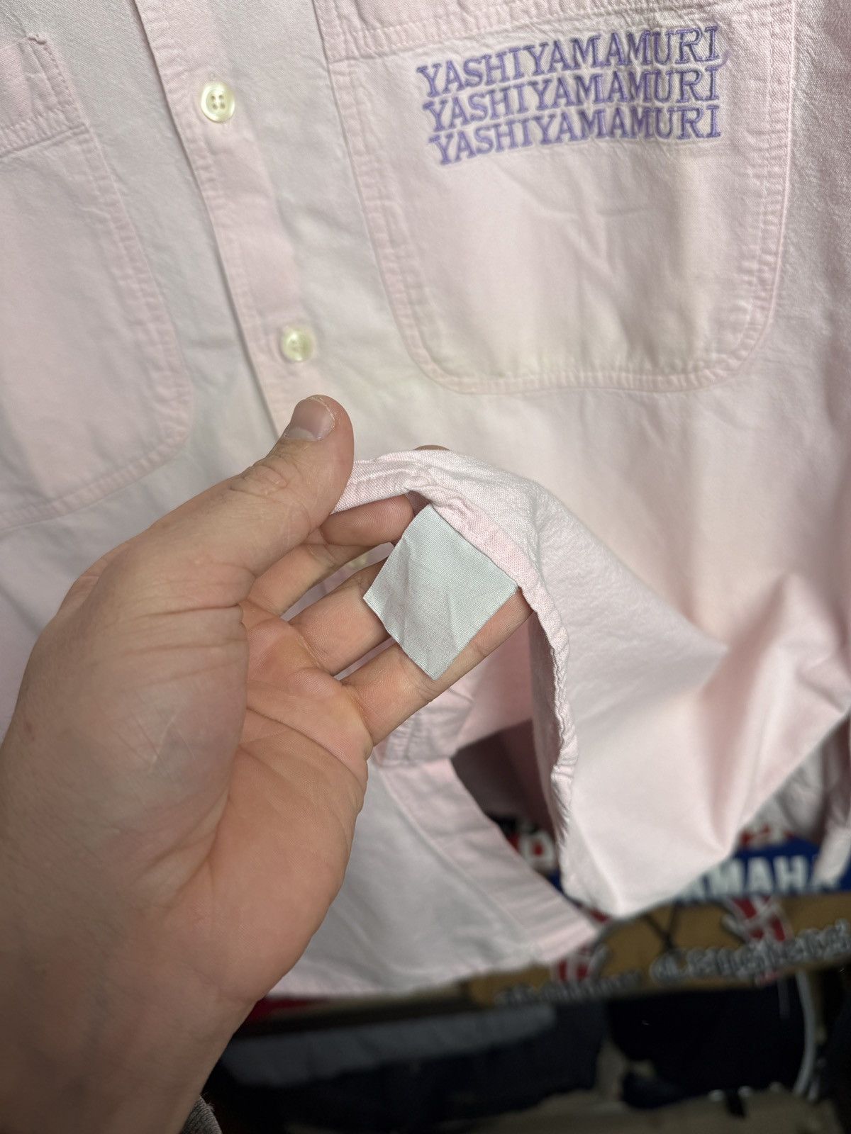 Yashi Yamamuri Yashi Yamamuri Vintage Rare Shirt Size US L / EU 52-54 / 3 - 11 Thumbnail