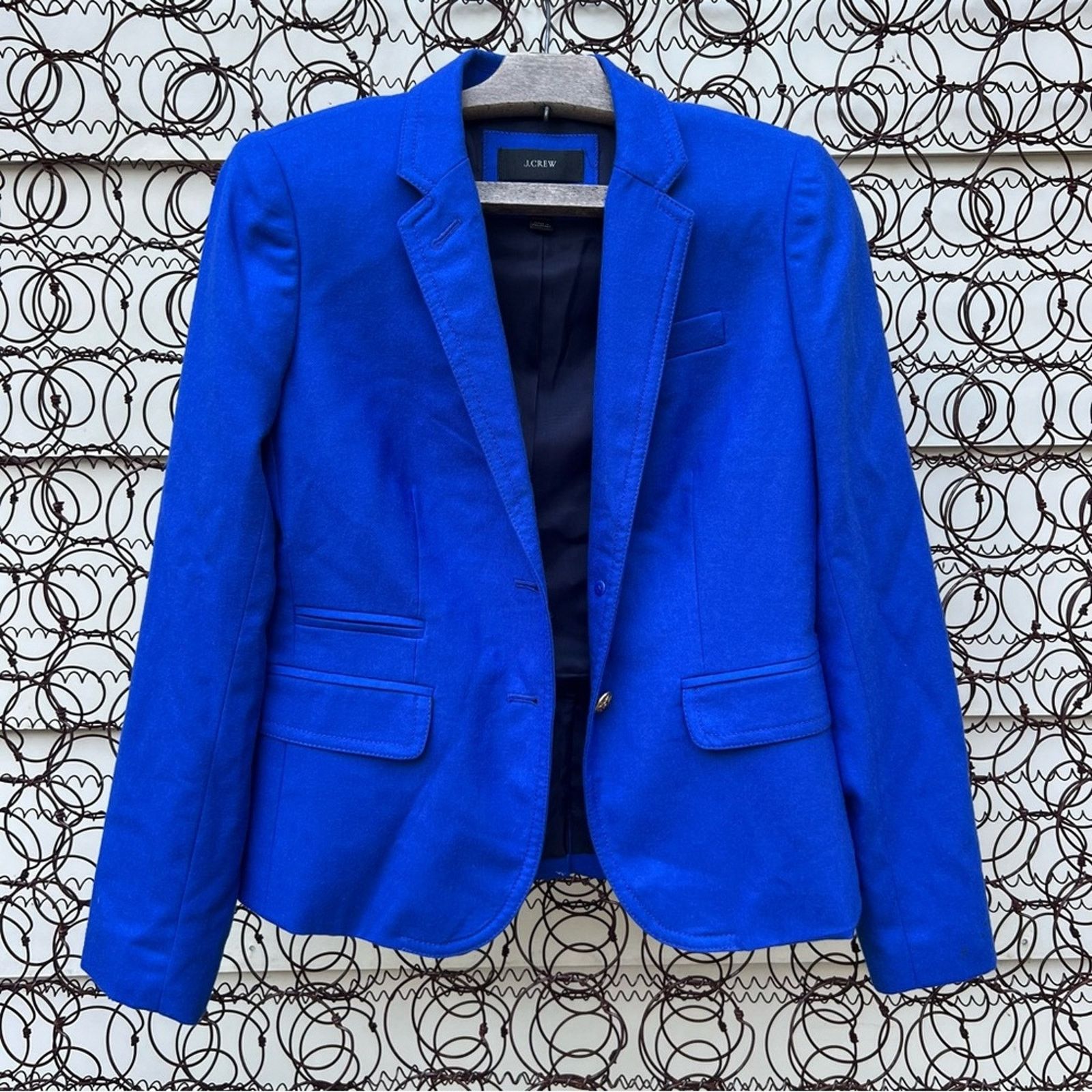 J.Crew J.Crew schoolboy two button blazer blue SIZE 0 Size XS / US 0-2 / IT 36-38 - 1 Thumbnail