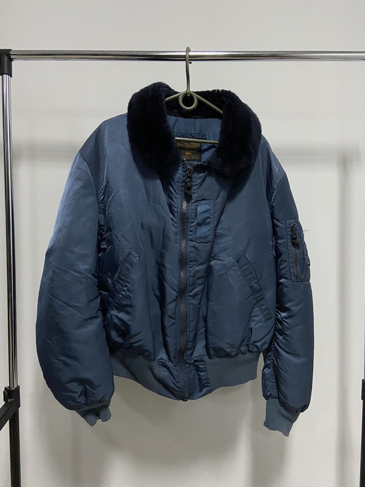 Alpha Industries × Vintage Alpha industries bomber logo sleeve pocket vintage flyers Size US XL / EU 56 / 4 - 1 Thumbnail