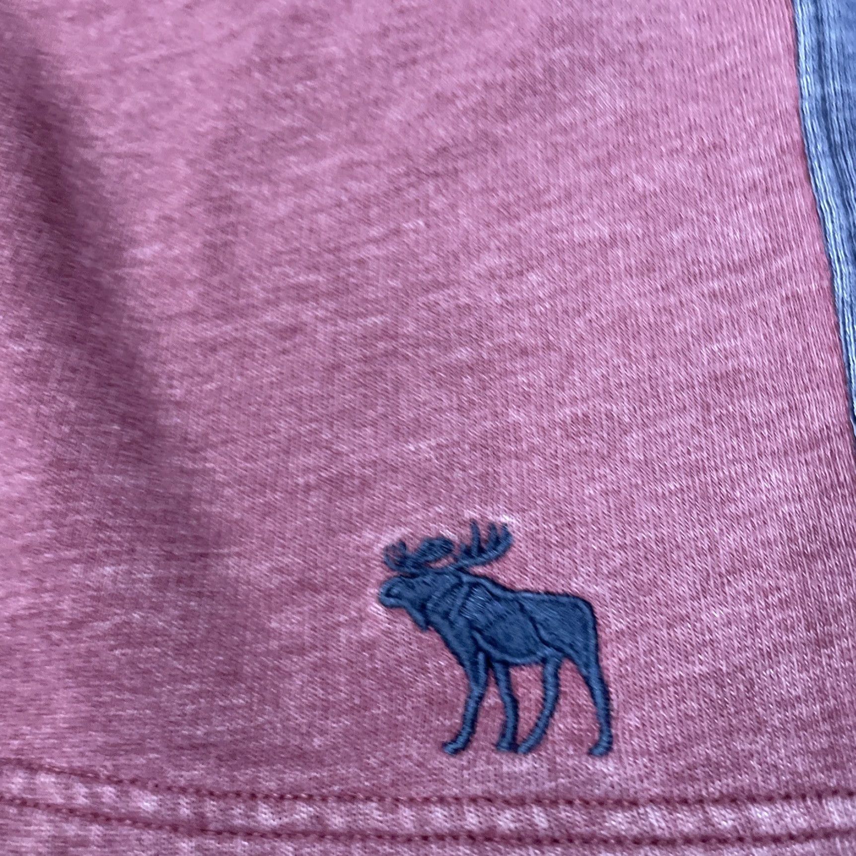 Abercrombie & Fitch VINTAGE Abercrombie & Fitch Shorts Men XS Drawstring Knit Moose Red Blue Knit Activewear 90s 00s Vintage Wash Pockets Light Size US 27 - 6 Thumbnail