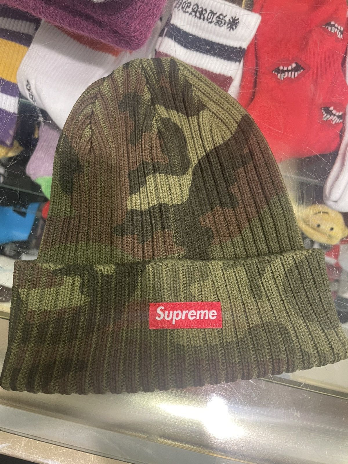 Supreme Supreme Camo BEANIE Size ONE SIZE - 1 Thumbnail