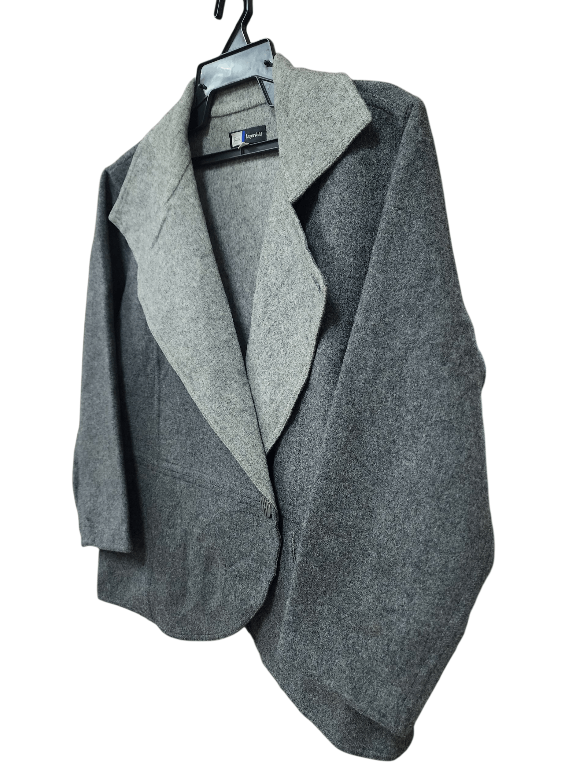 Karl Lagerfeld Karl Lagerfeld Vintage Double Breast Wool Blend Jacket Size L / US 10 / IT 46 - 4 Thumbnail