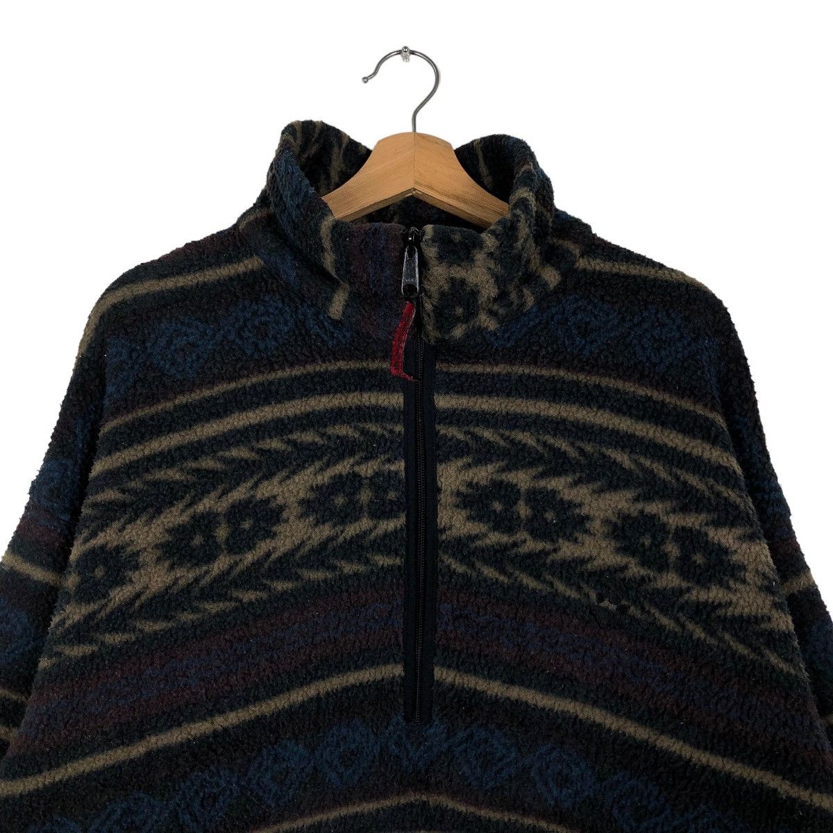 Japanese Brand 🔥90’s Navajo Aztec Fleece Jacket Polartec Jack Wolfskin Size US M / EU 48-50 / 2 - 3 Thumbnail