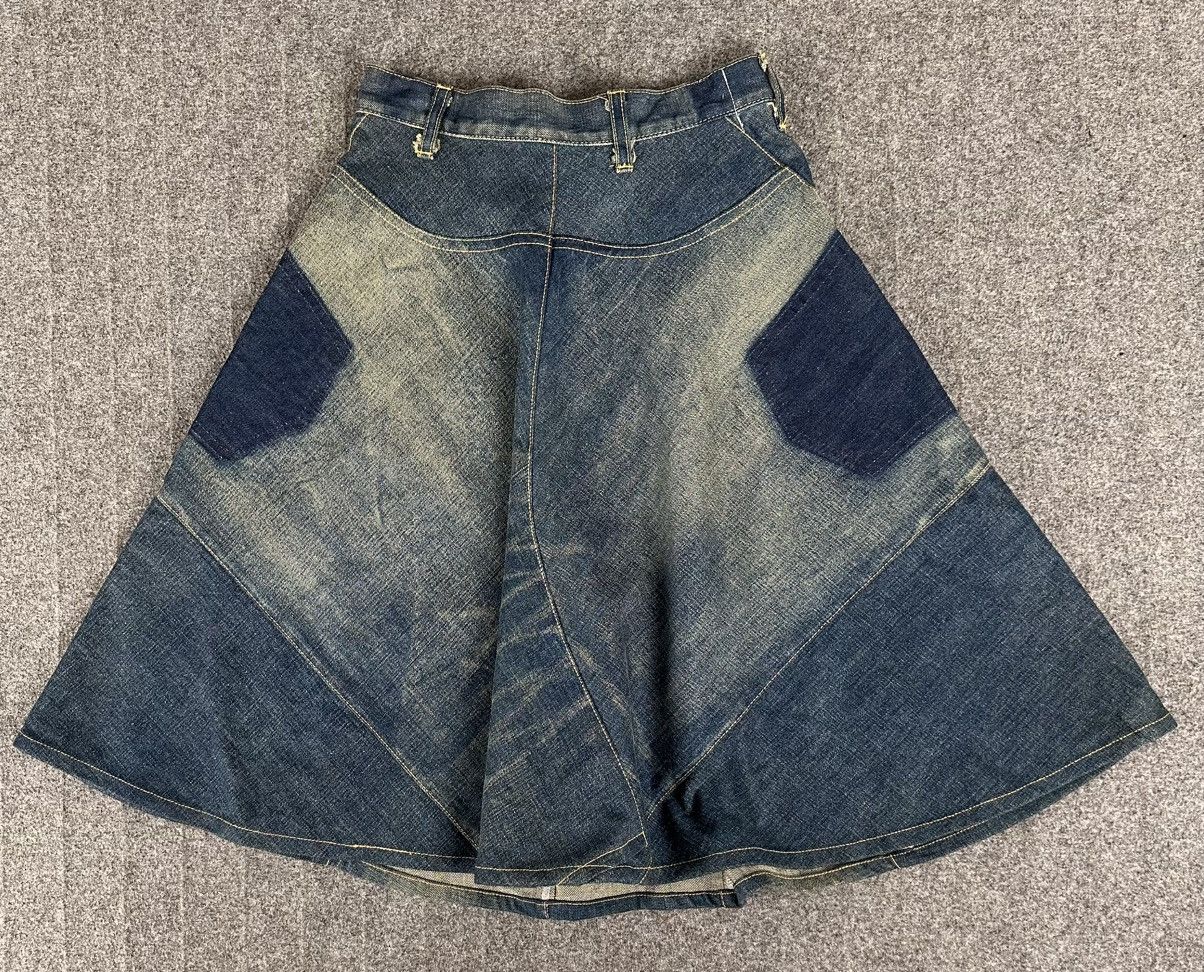 Junya Watanabe Junya - Watanabe CDG AD2015 Reconstructed Patch Denim Skirt Size 26" / US 2 / IT 38 - 8 Thumbnail