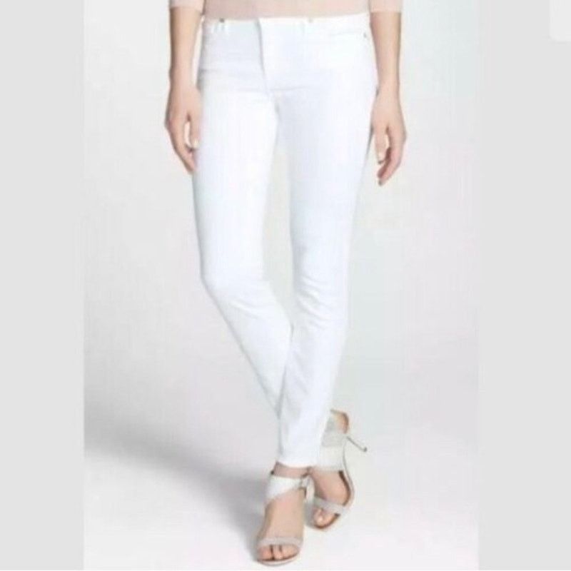 Joie Joie Jeans Women's White Mid Rise Skinny Size 26 Size 26" / US 2 / IT 38 - 1 Thumbnail