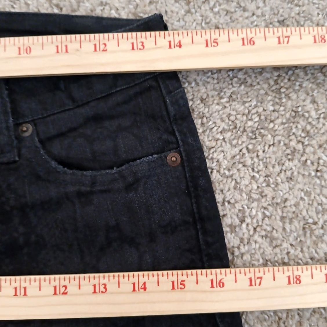 Ralph Lauren Ralph Lauren Denim & Supply Jeans Womens Skinny Black Animal Print Size 26 Small Inseam 30 Denim Cotton Blend Size 26" / US 2 / IT 38 - 3 Thumbnail