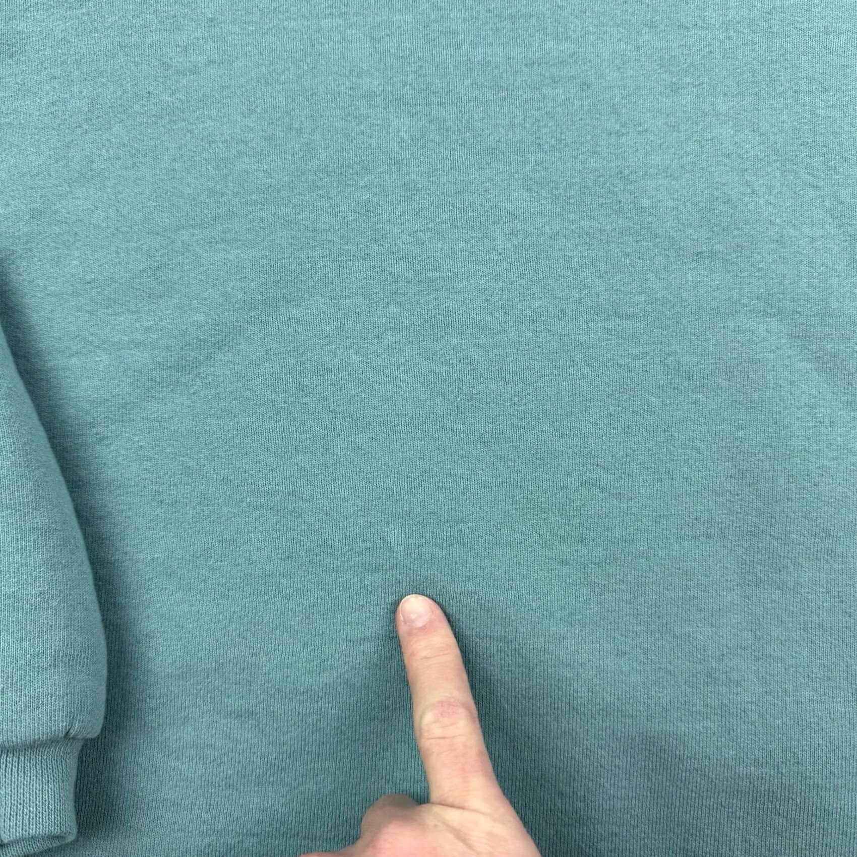Russell Athletic VINTAGE Russell Athletic Sweatshirt Womens Large Teal Crewneck Made In USA 90s Size L / US 10 / IT 46 - 4 Thumbnail
