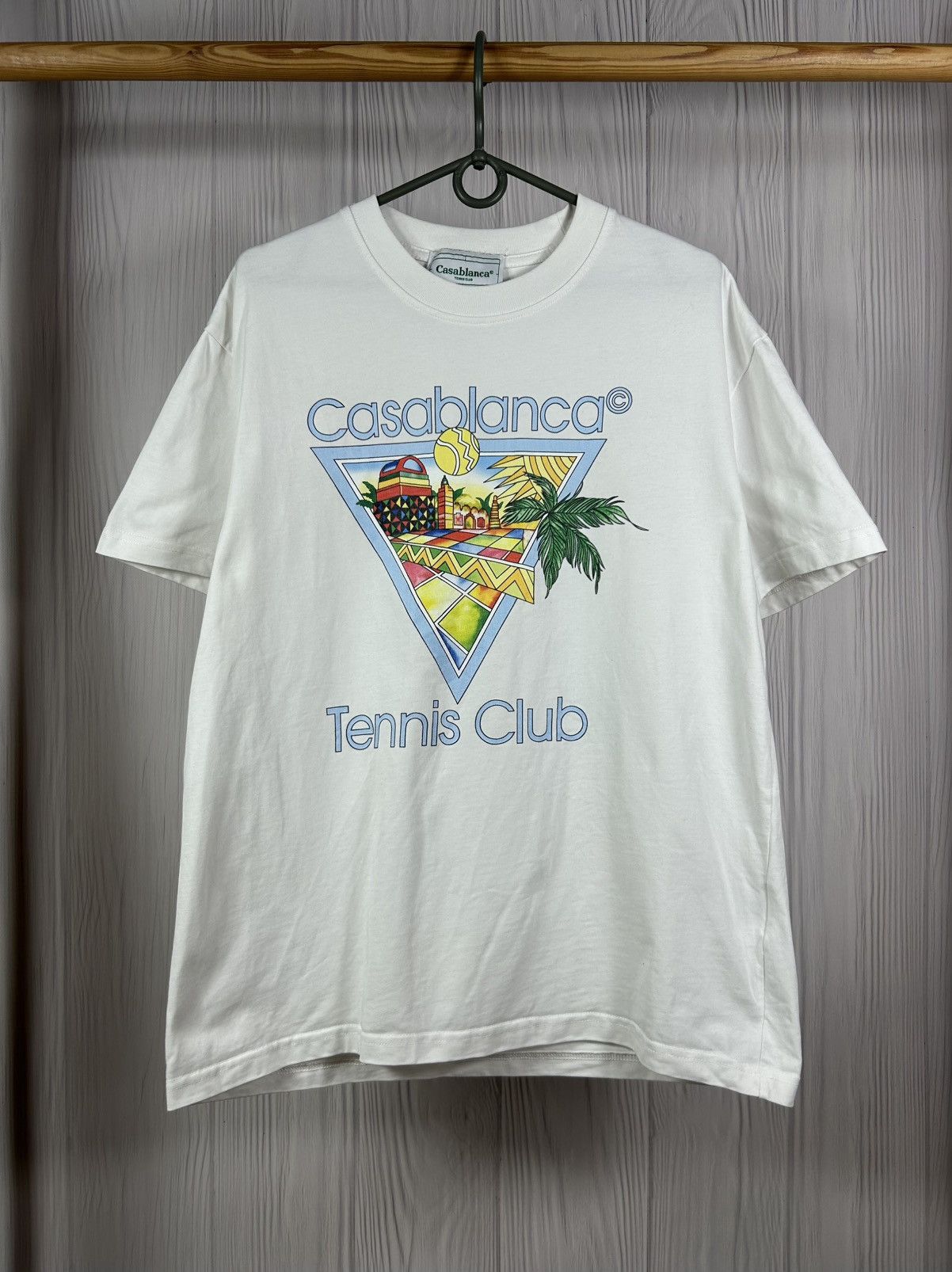 Casablanca Casablanca Afro Cubism Tennis Club T-Shirt Size L Size US L / EU 52-54 / 3 - 1 Thumbnail