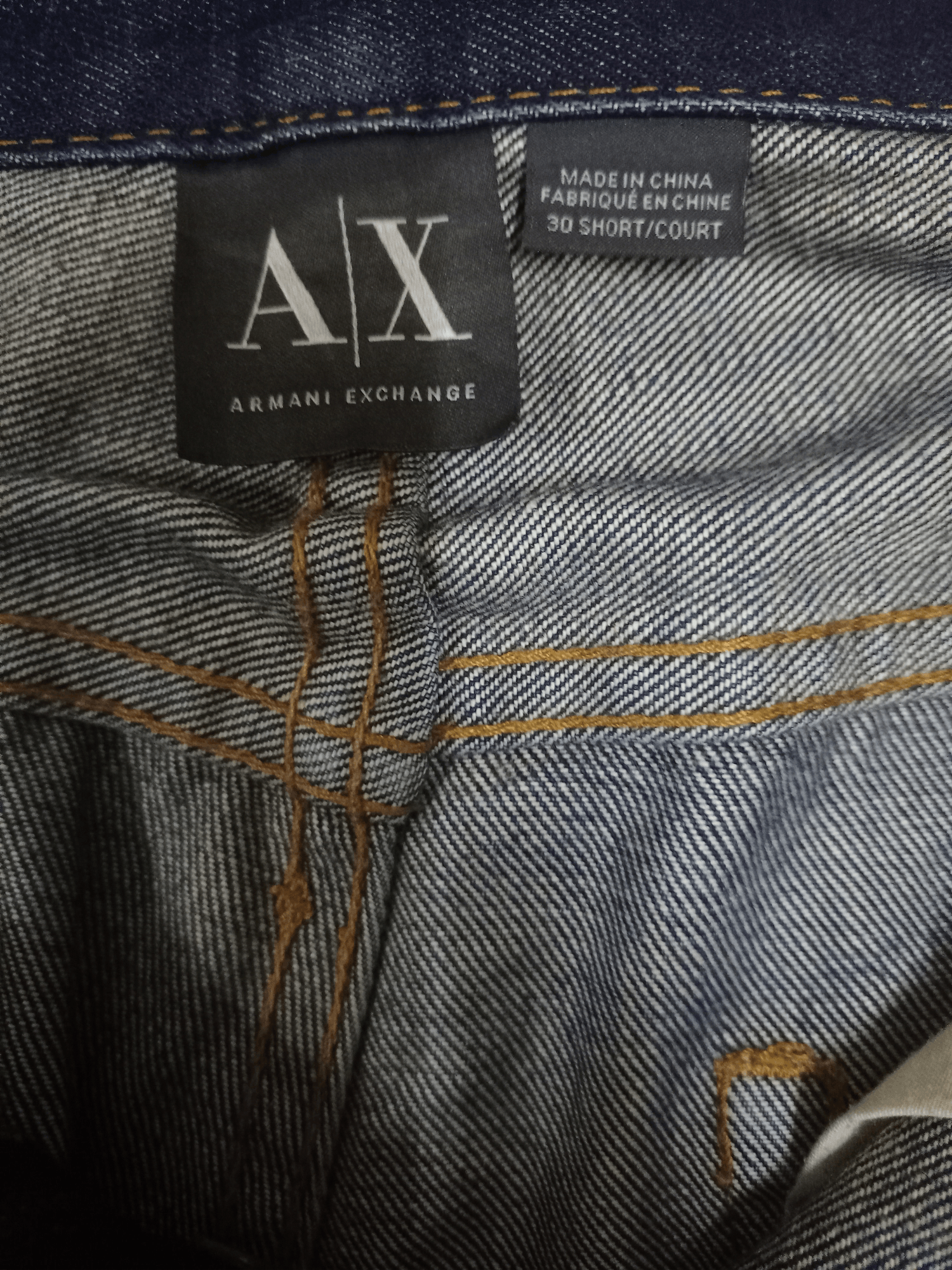 Armani Exchange Vintage Armani Selvedge Raw Denim Blu Jeans Size US 32 / EU 48 - 7 Thumbnail