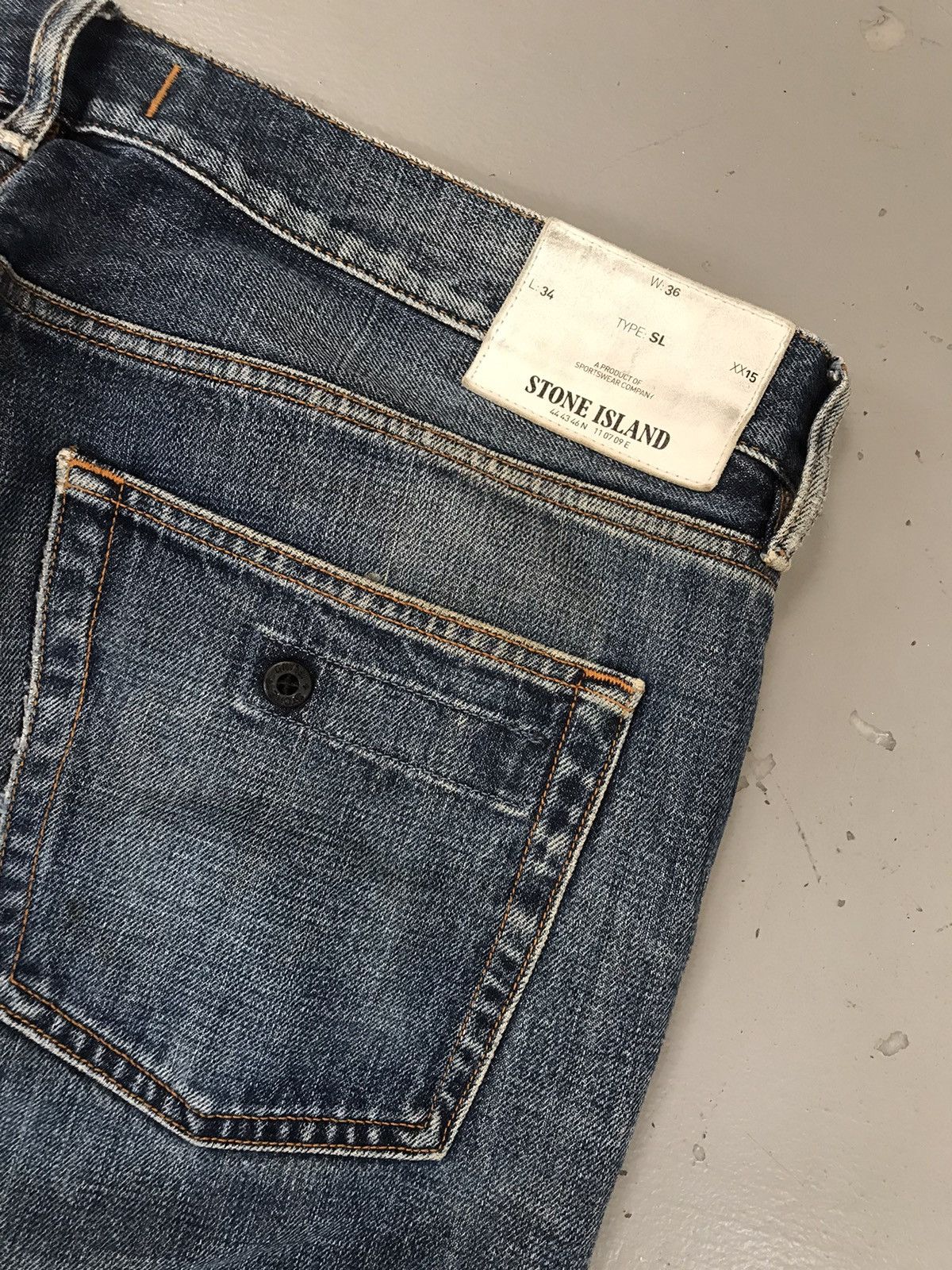 Stone Island × Vintage Vintage stone island distressed straight fit denim Size US 38 / EU 54 - 17 Thumbnail