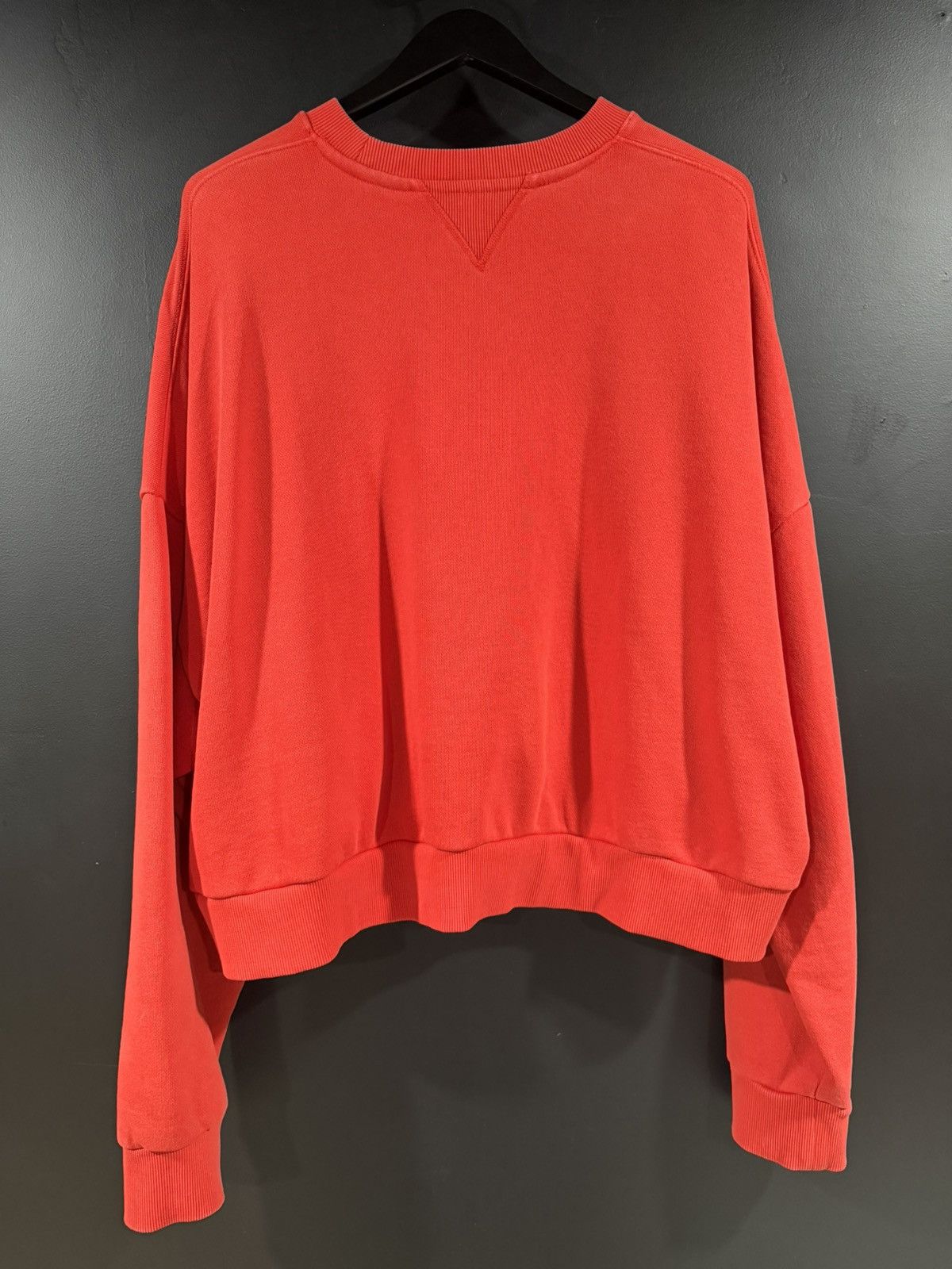 Entire Studios Entire Studios Red Cropped Cotton Jersey Sweatshirt S Size US S / EU 44-46 / 1 - 6 Thumbnail