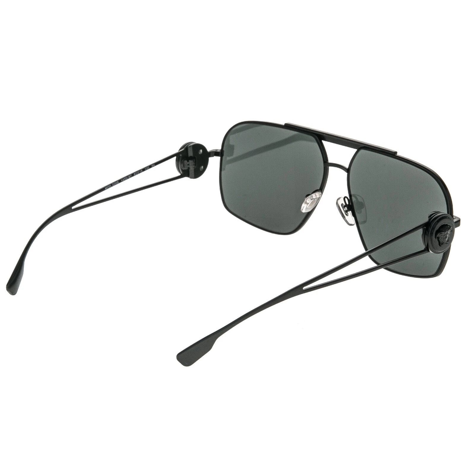 Versace VERSACE VE2269 2269 Medusa NAVIGATOR Matte Aviator Sunglass Size ONE SIZE - 4 Thumbnail