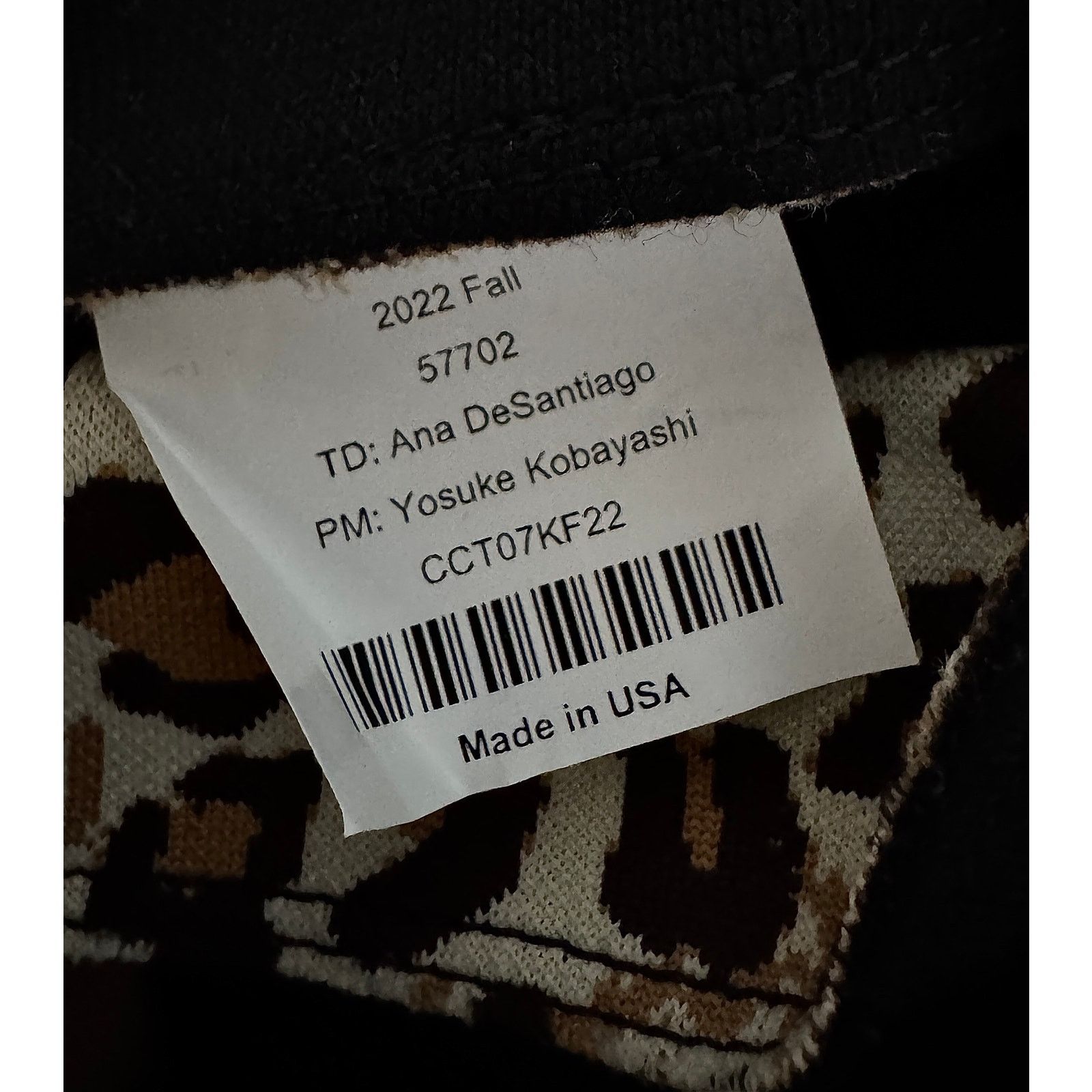 St. John St. John Black/Leopard Print Drop Shoulder Reversible Coat Size S / US 4 / IT 40 - 4 Thumbnail