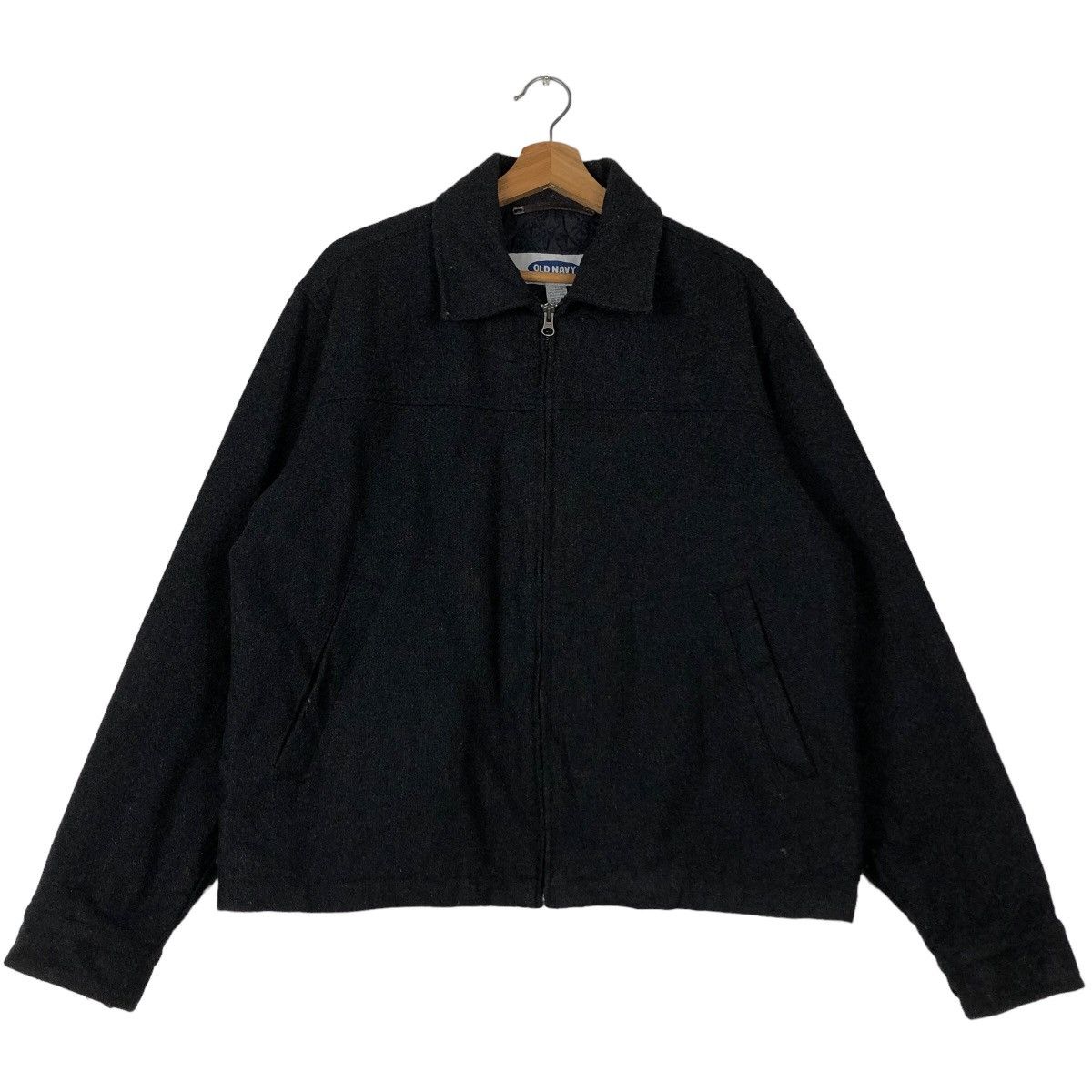 Issey Miyake 🔥90’s Vintage Wool Bomber Jacket Old Navy Japan Made Size US S / EU 44-46 / 1 - 1 Thumbnail