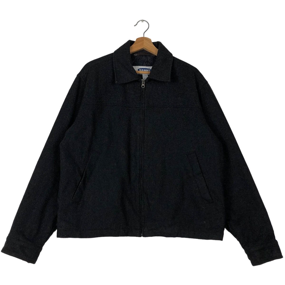 Issey Miyake 🔥90's Vintage Wool Bomber Jacket Old Navy Japan Made ...