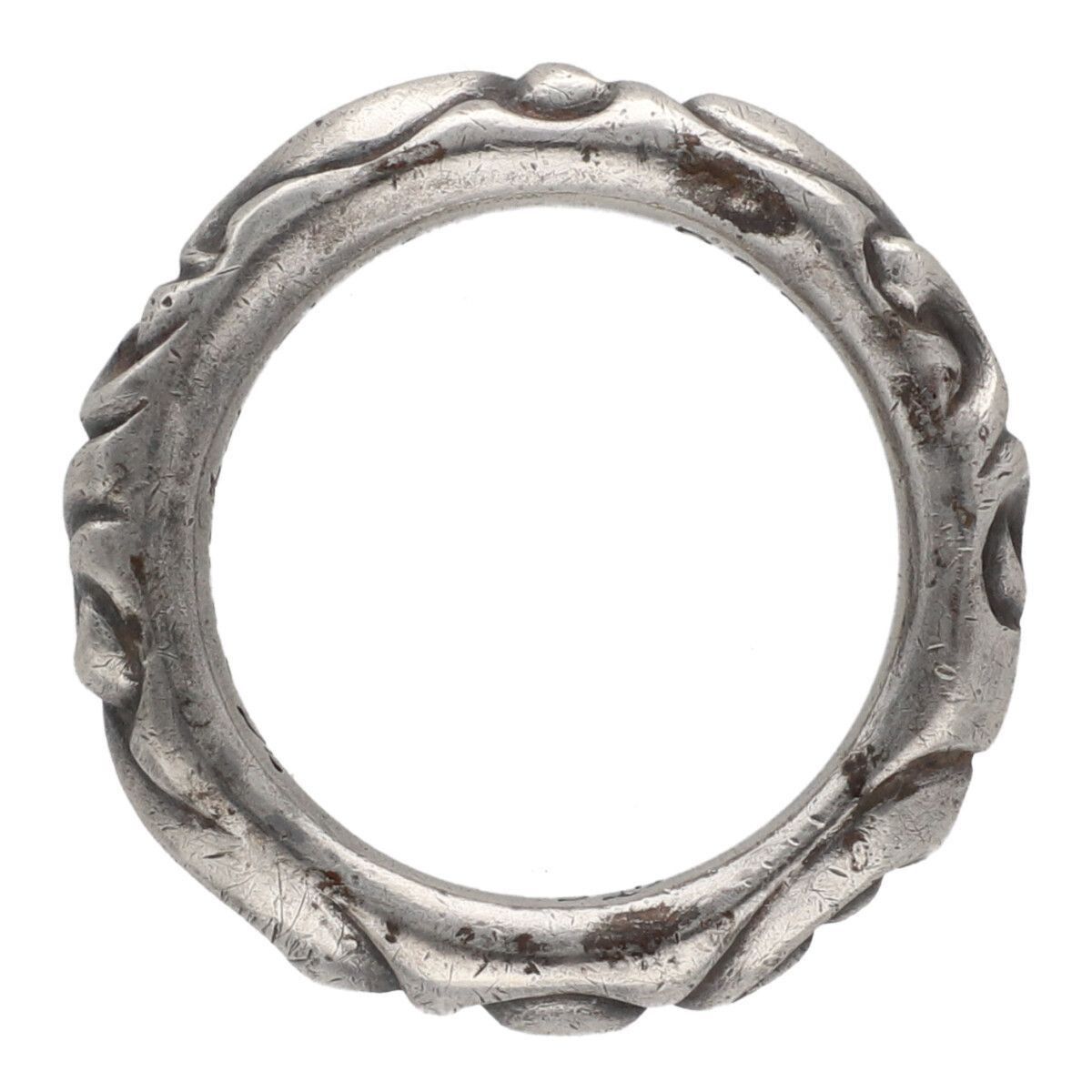 Chrome Hearts CHROME HEARTS Scroll Band Silver Ring SV925 Size ONE SIZE - 10 Thumbnail