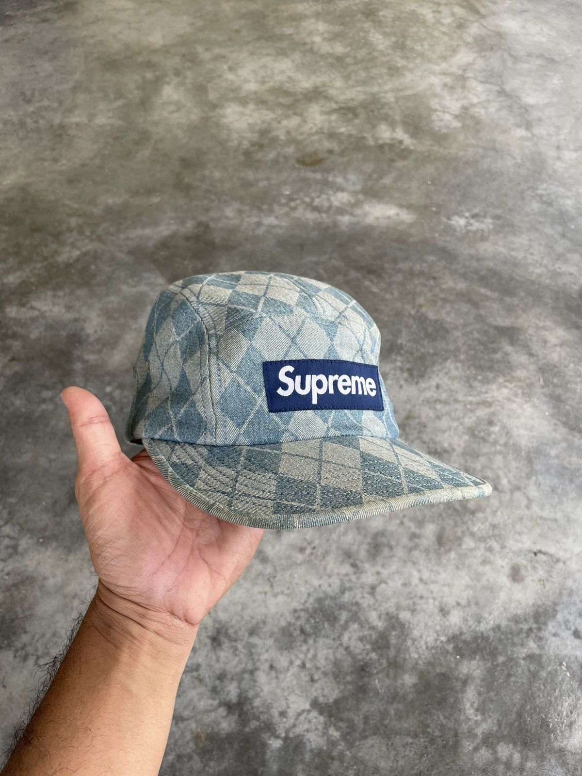 Supreme Supreme Argyle Camp Cap SS2014 Size ONE SIZE - 4 Thumbnail