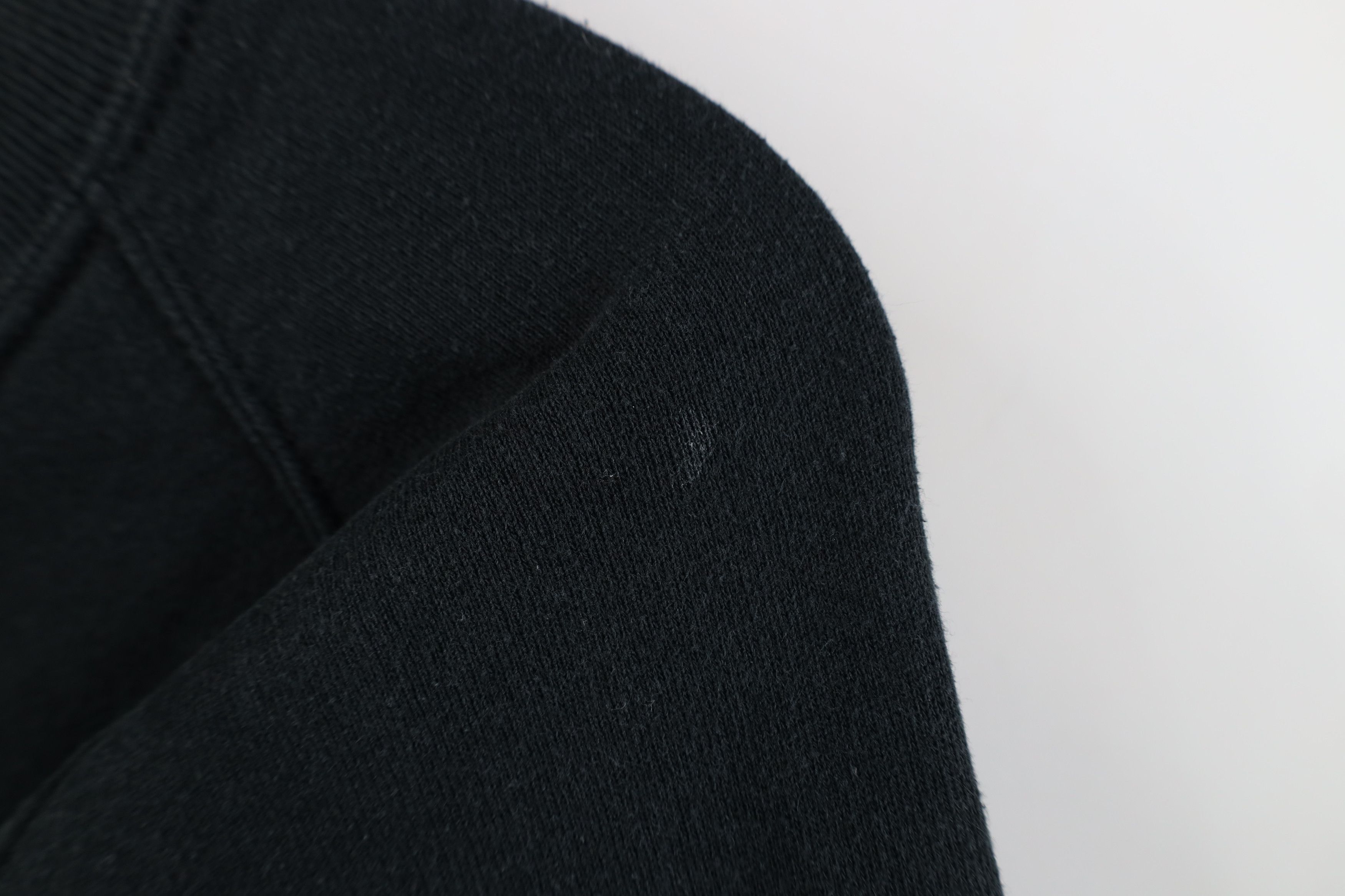 Vintage Vintage 90s Streetwear Blank Crewneck Sweatshirt Black USA Size XXL / US 16-18 / IT 52-54 - 4 Thumbnail