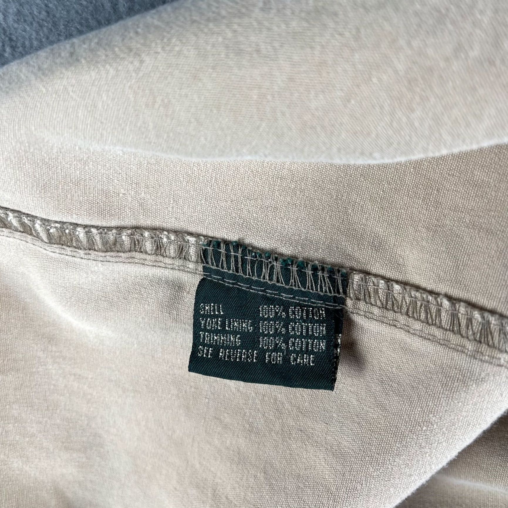 Vintage VINTAGE Authentic American Sportswear Safari Jacket Field Jacket Mens XL Beige Pockets Corduroy Collar Size US XL / EU 56 / 4 - 5 Thumbnail