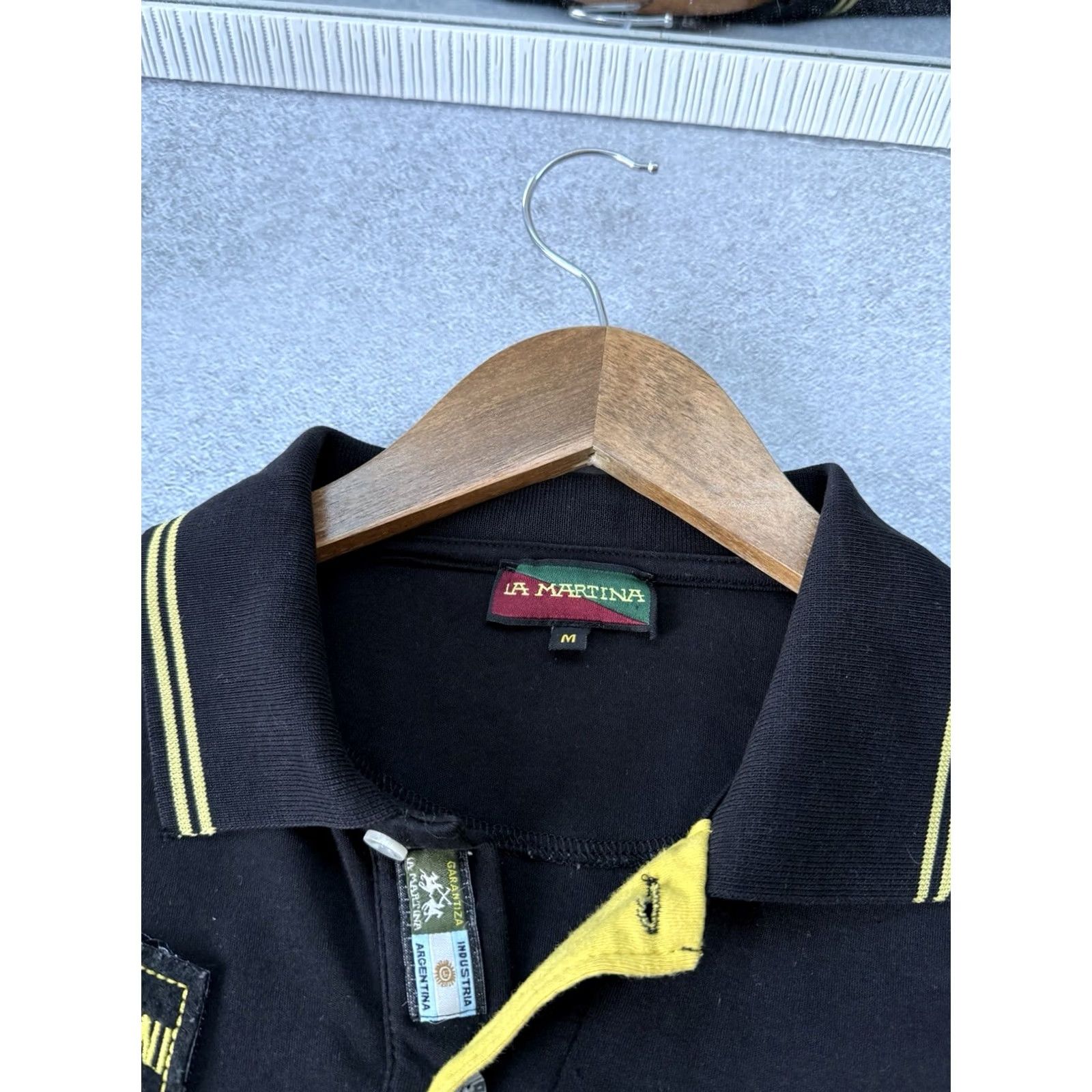 La Martina La Martina Automobili Lamborghini Racing Long Sleeve Shirt Mens M Black Vintage Size US M / EU 48-50 / 2 - 7 Thumbnail