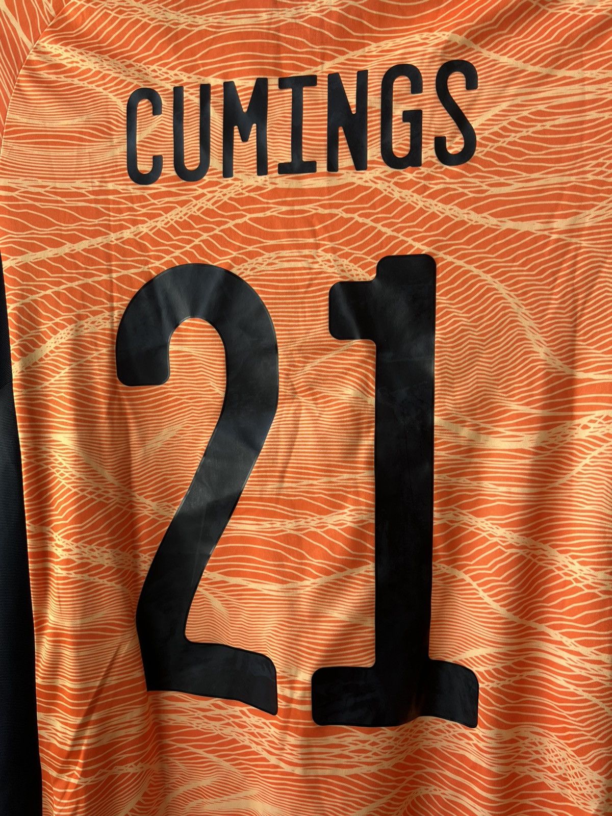 Adidas 2021 SCOTLAND #21 CUMINGS PLAYER ISSUED SOCCER JERSEY SHIRT Size M / US 6-8 / IT 42-44 - 13 Thumbnail