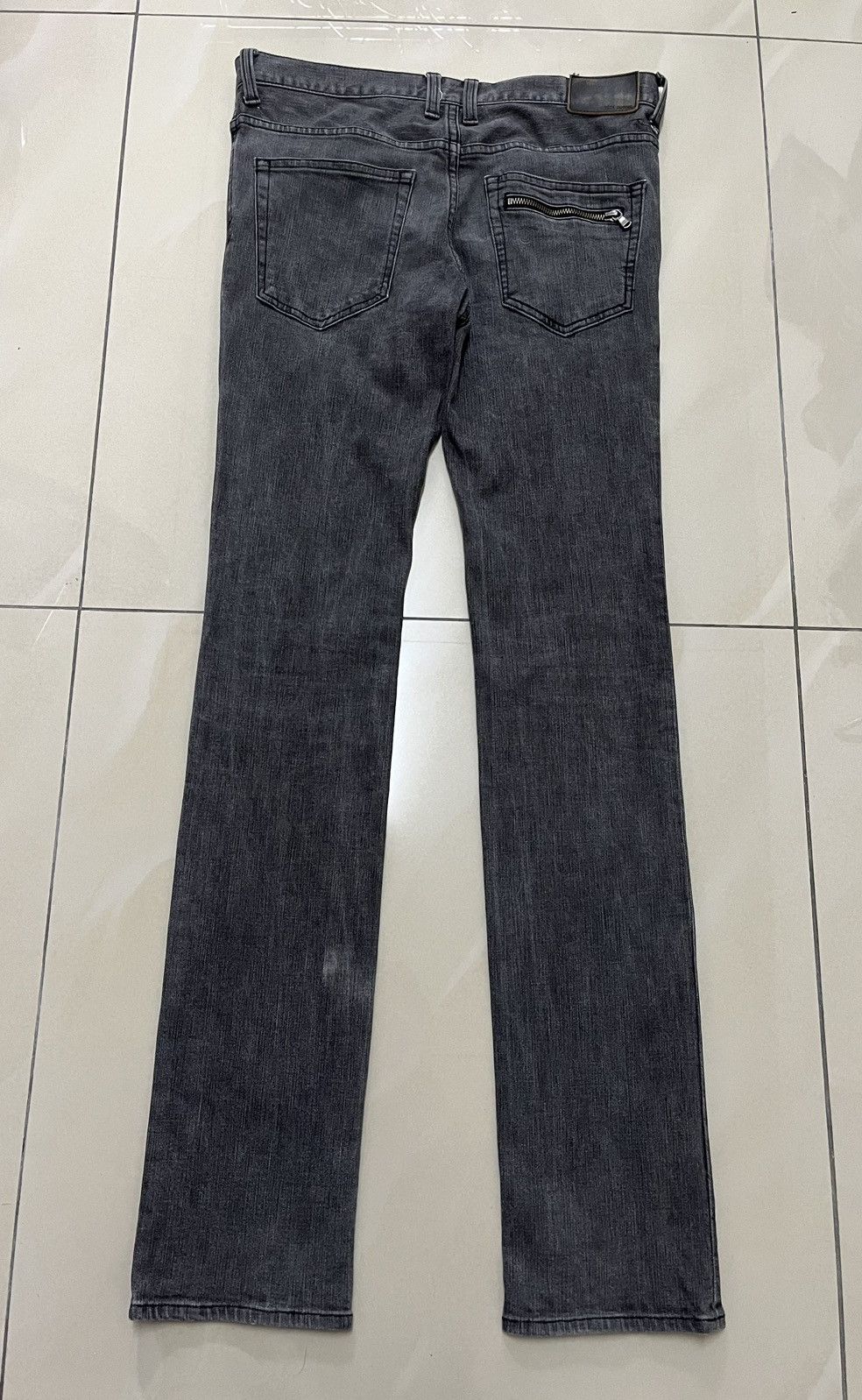 Tete Homme Tete Homme slim cutting grey black jeans Size US 31 - 12 Thumbnail