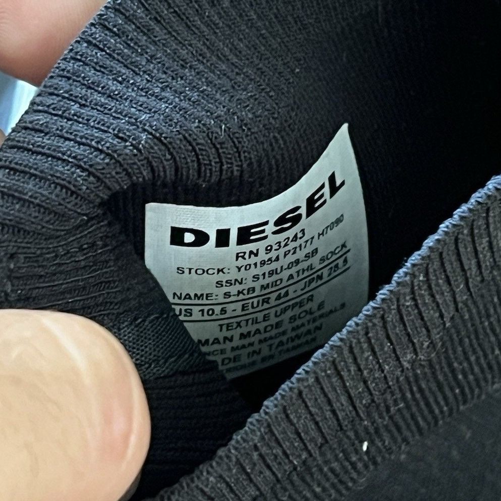 Diesel Genuine Diesel Men's H-padola mid Sock Sneaker Size US 10.5 / EU 43-44 - 5 Thumbnail