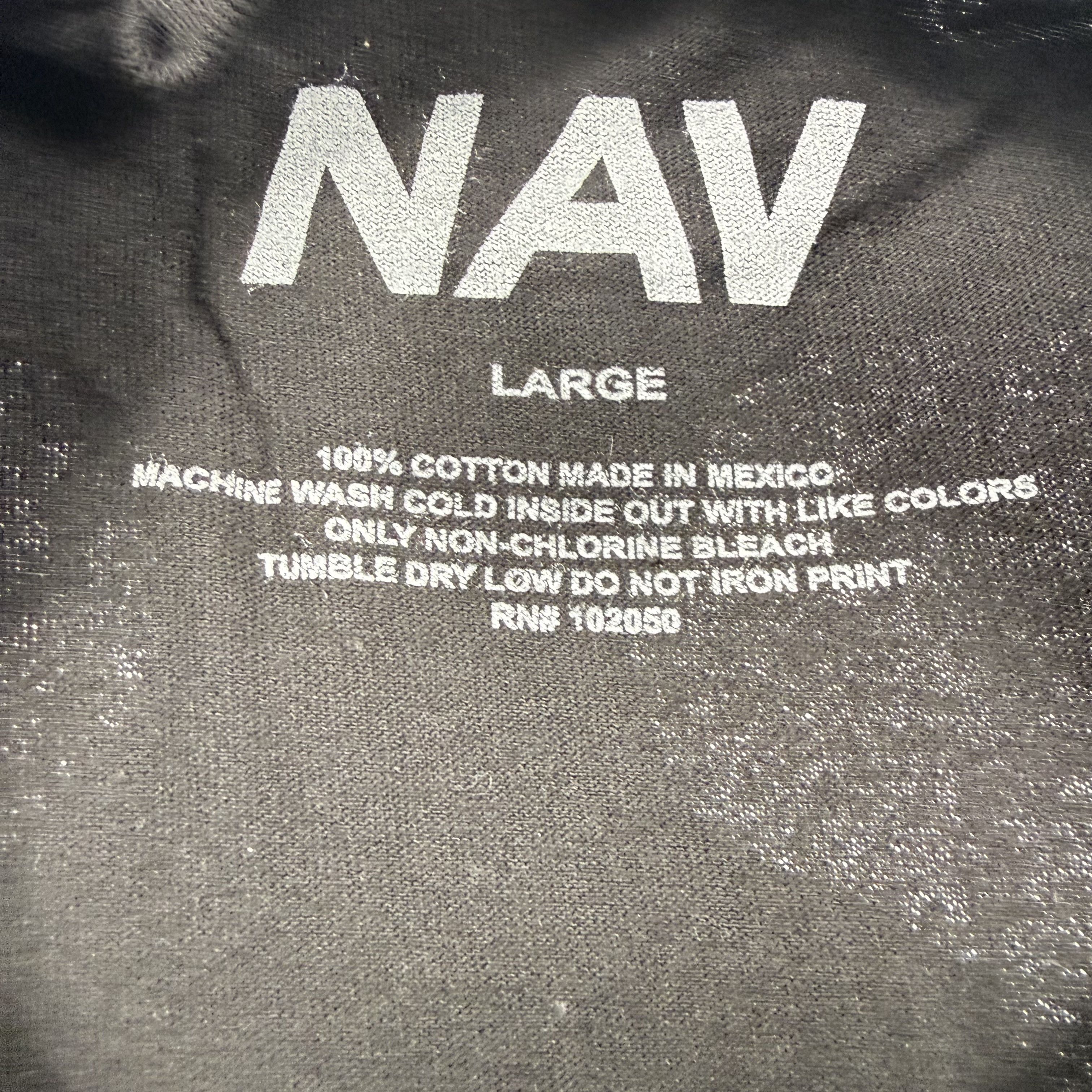 NAV × Vlone NAV x Vlone Good Intentions Black Graphic T-Shirt Mens Large Size US L / EU 52-54 / 3 - 4 Thumbnail