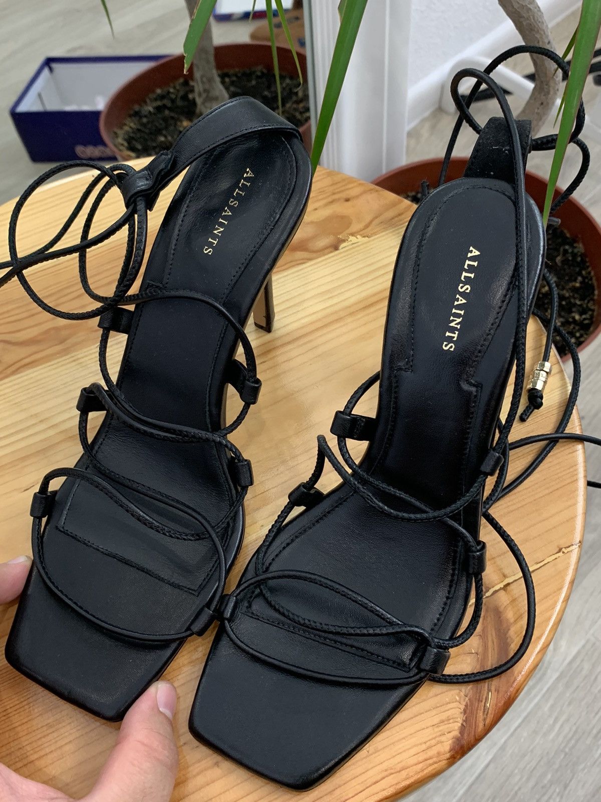Allsaints Allsaints strappy Heels with ties Gladiator Heels Size:37 Size US 7 / IT 37 - 8 Thumbnail