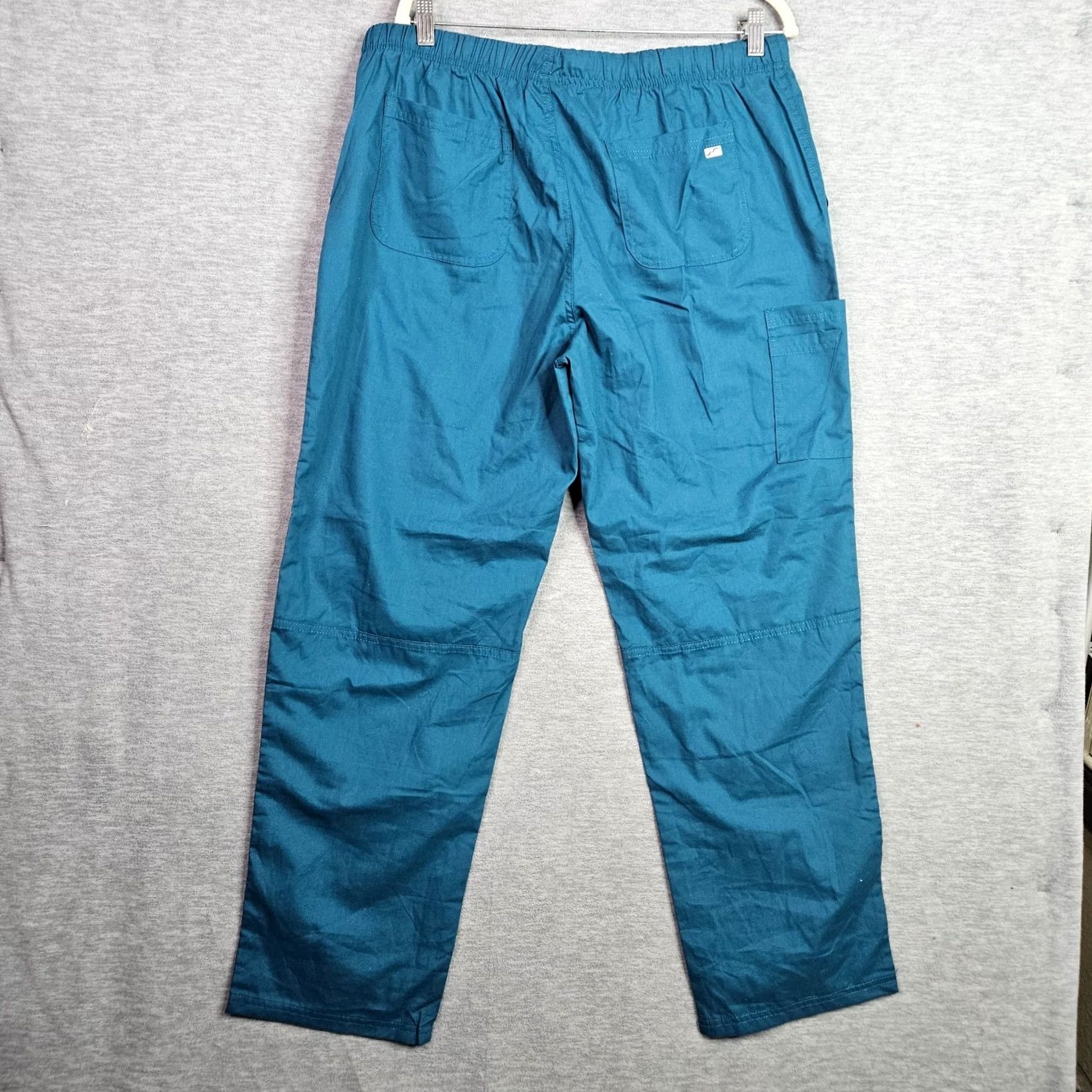 Vintage Butter-soft Originals Women's Turquoise Blue Uniforms Scrub Pants XL NEW Size 40" / US 18 - 2 Thumbnail