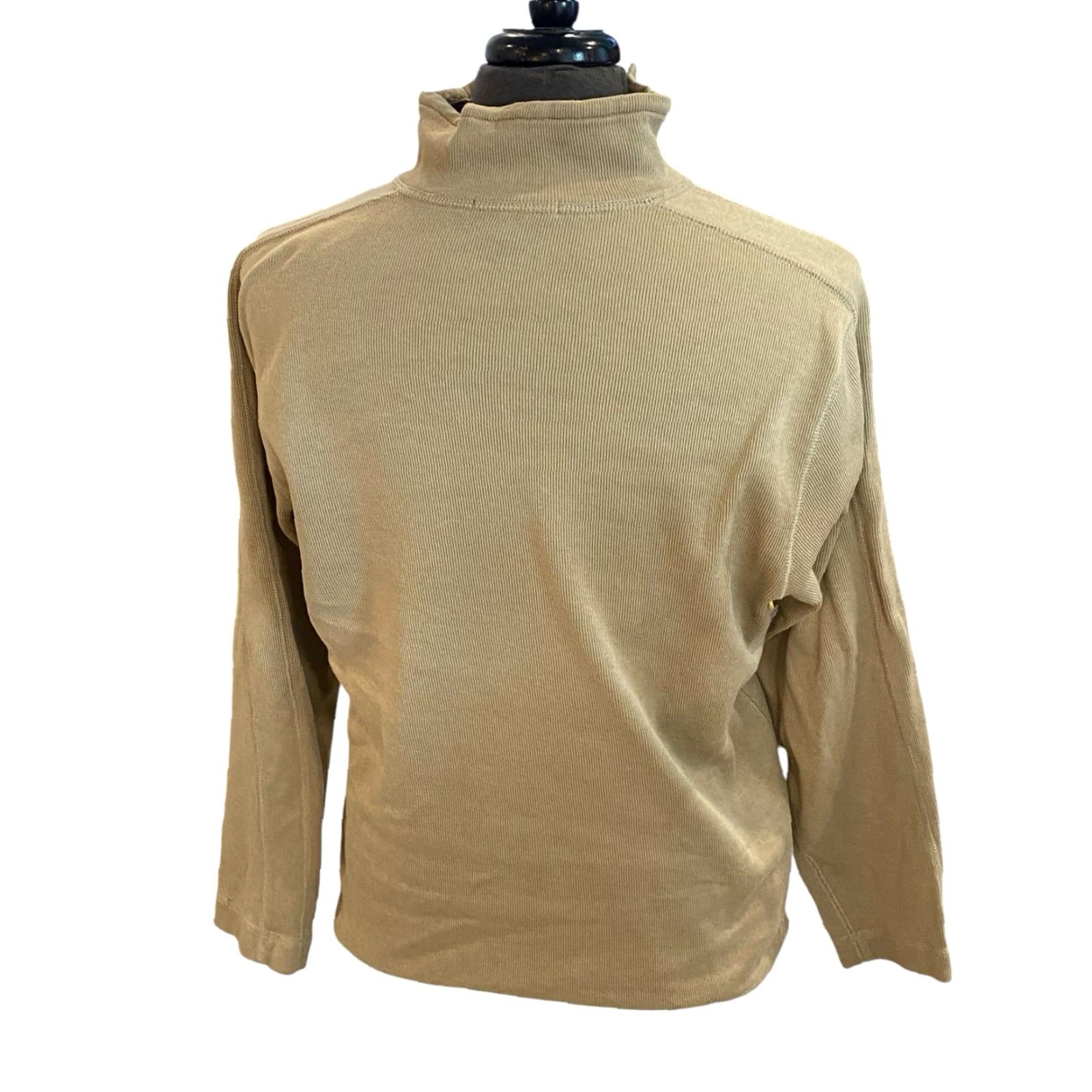 Banana Republic VINTAGE Banana Republic Cotton Tan 1/4 Zip Pullover Men’s Beige Medium Shirts Pullover Preppy Style 1/4 Zip Beige Mens Size US M / EU 48-50 / 2 - 6 Thumbnail