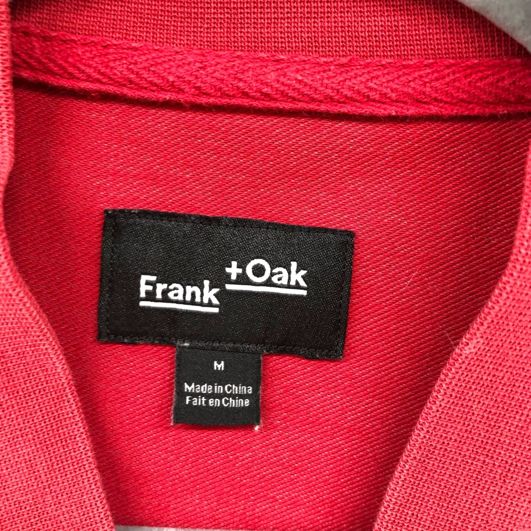 Vintage VINTAGE Frank & Oak Sweatshirt Men M Red Full Zip Stand Collar Cotton Blend Fleece Size US M / EU 48-50 / 2 - 7 Thumbnail