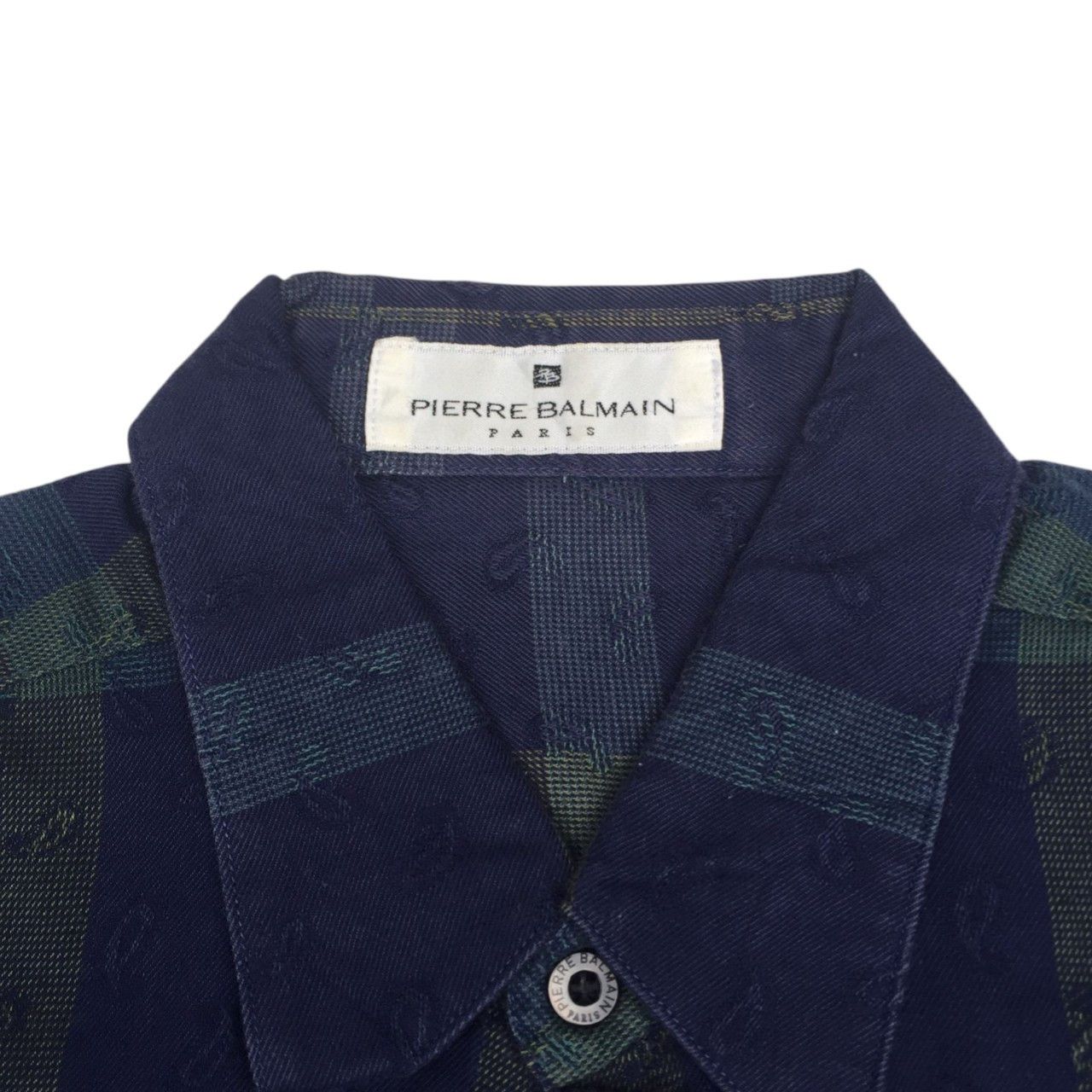 Balmain × Pierre Balmain × Vintage VINTAGE PIERRE BALMAIN PLAID BUTTON UPS SHIRTS Size US M / EU 48-50 / 2 - 7 Thumbnail