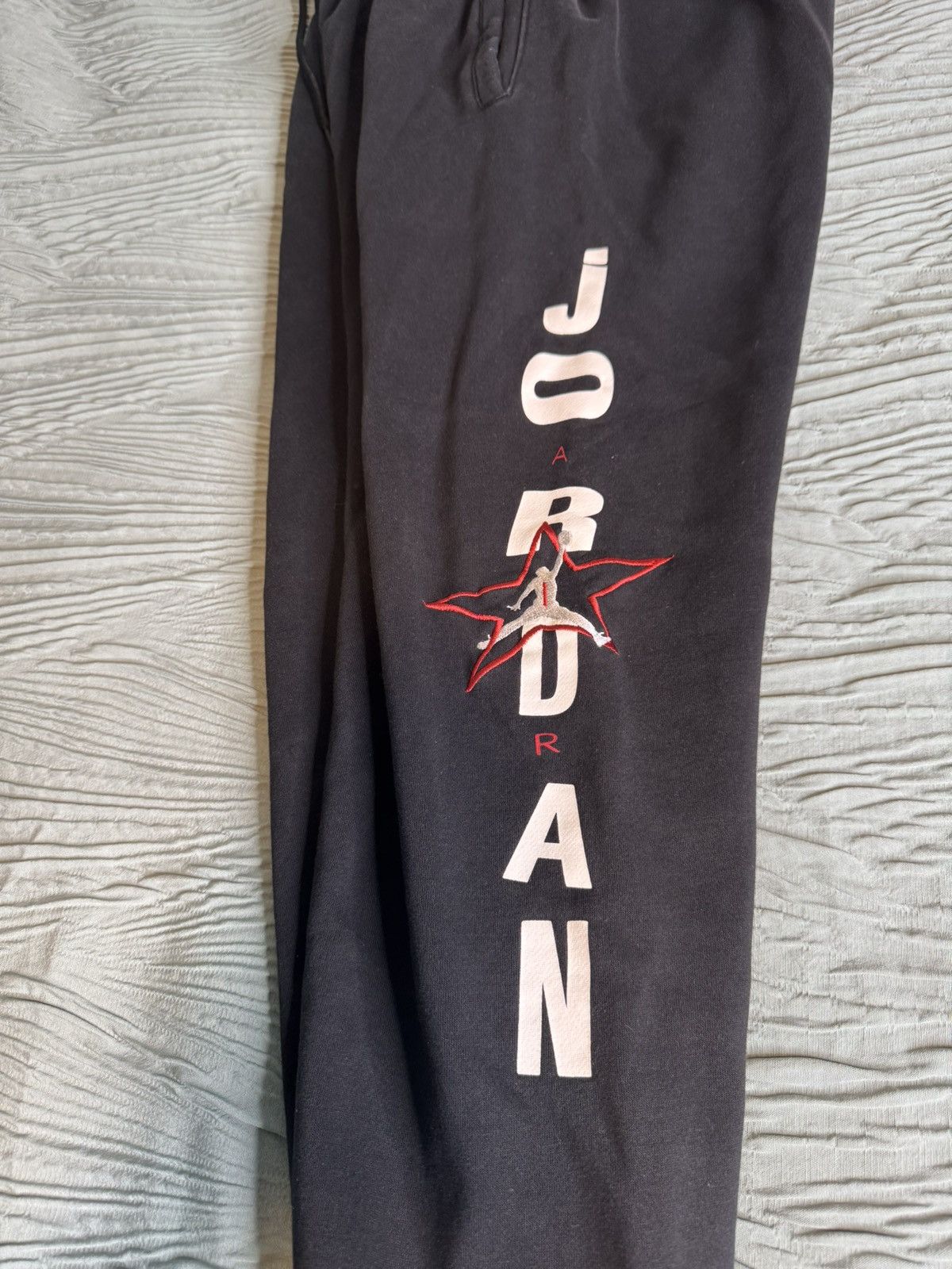 Jordan Brand Air Jordan “Black” Logo Sweatpants Size US 32 / EU 48 - 2 Thumbnail