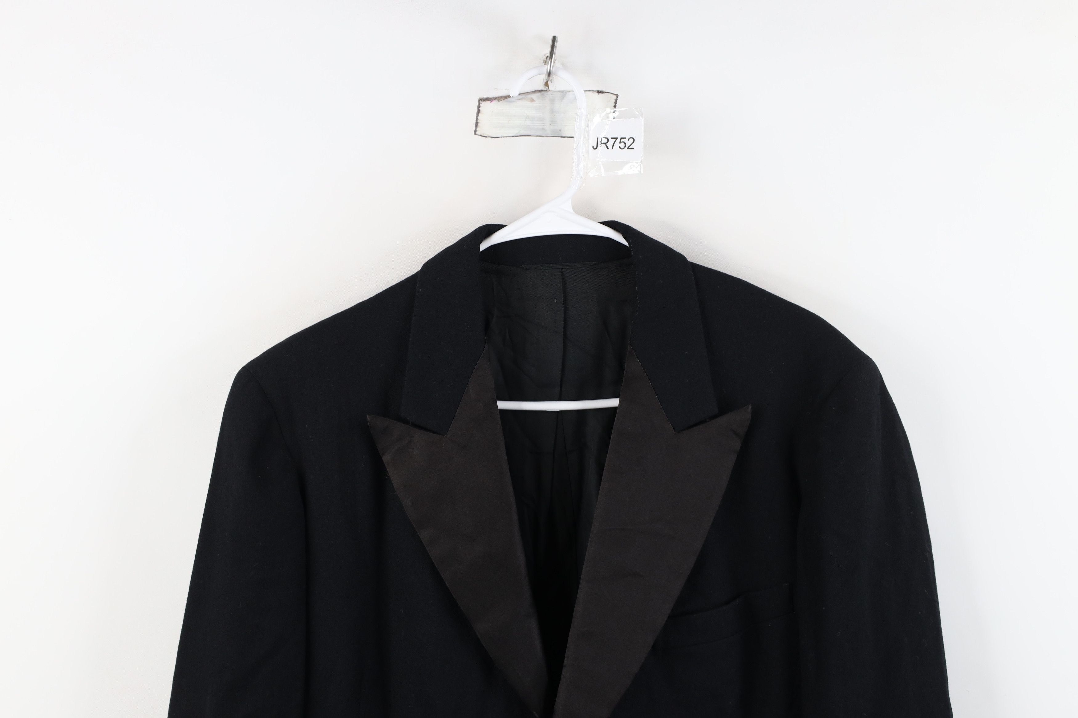 Vintage Vintage 30s Bespoke Prom Tuxedo Suit Coat Jacket Black USA Size US L / EU 52-54 / 3 - 2 Thumbnail