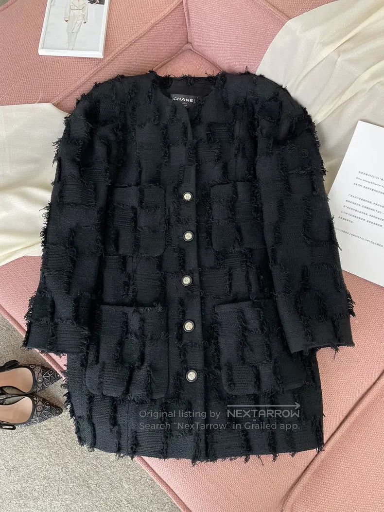 Chanel Chanel Black full-tassel four-pocket jacket Size XS / US 0-2 / IT 36-38 - 2 Thumbnail