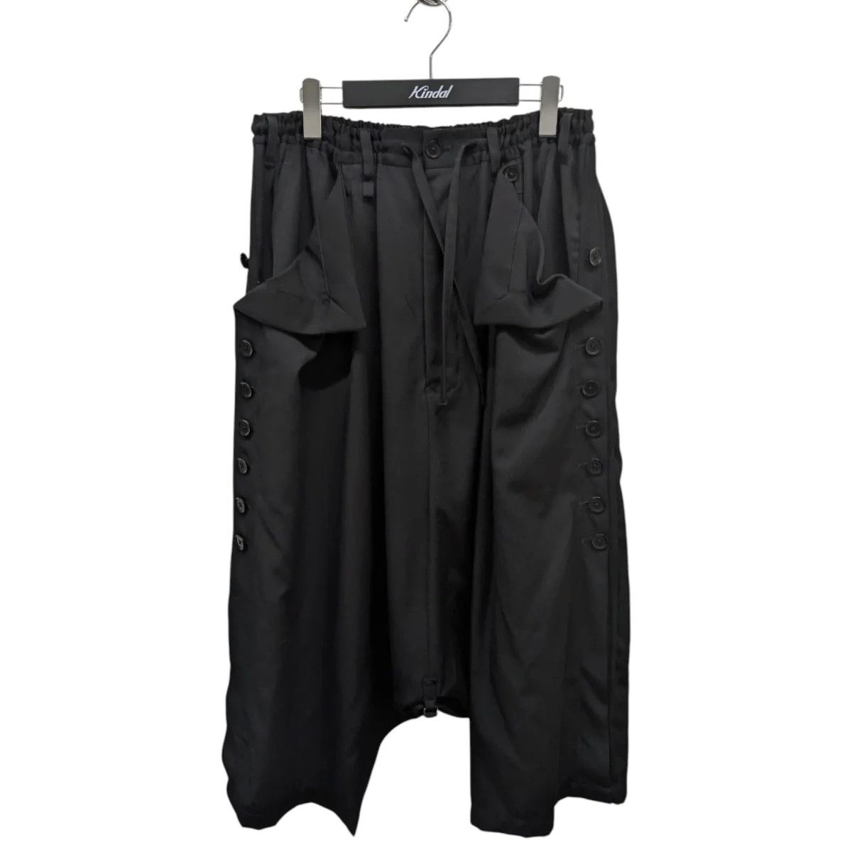 Yohji Yamamoto Yohji Yamamoto pour homme Side Button Big Sarouel Pants Size US 31 - 1 Thumbnail
