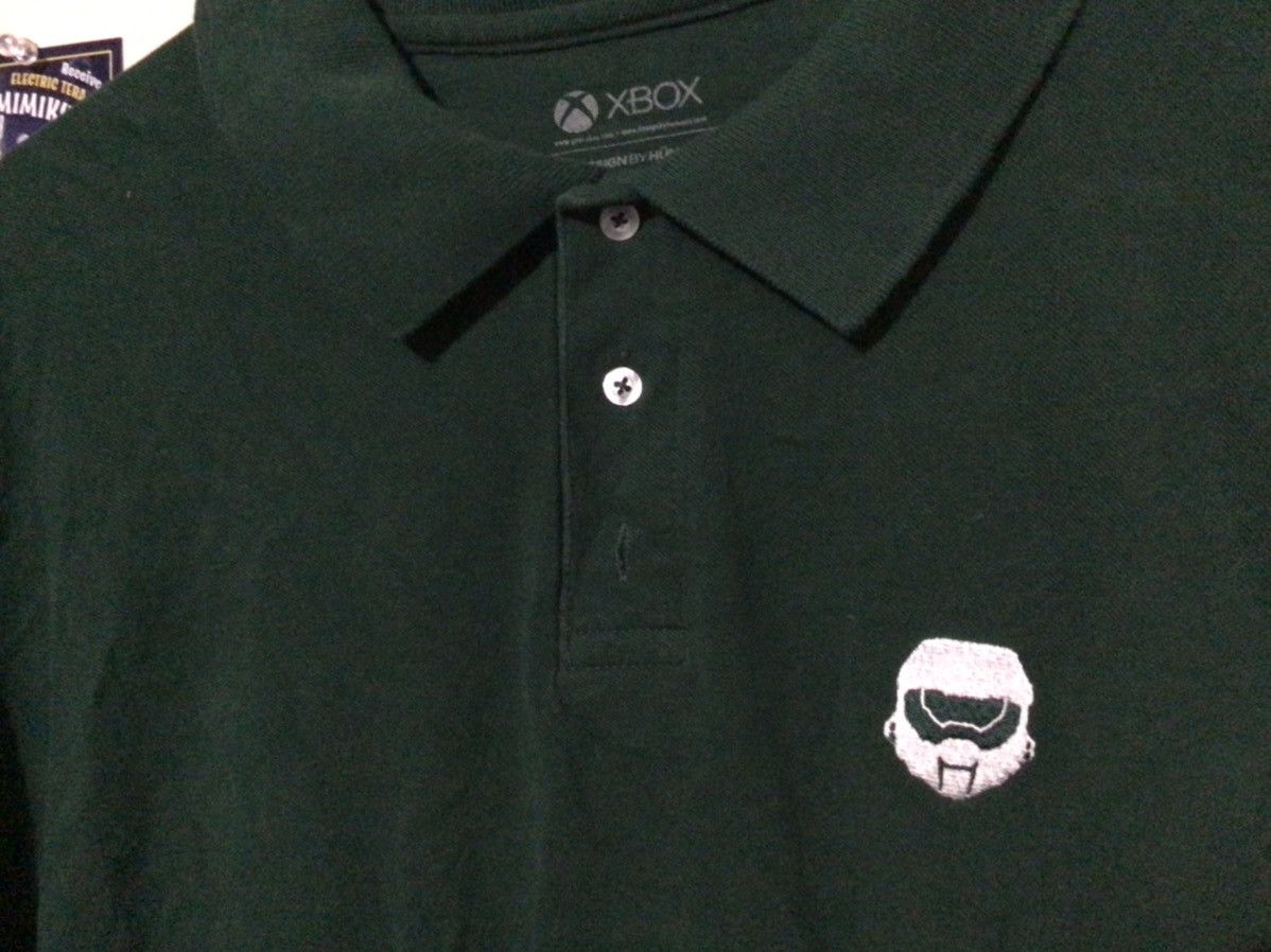 Other XBOX HALO MASTER CHIEF GREEN POLO SHIRT DARK GREEN XXL Size US XXL / EU 58 / 5 - 4 Thumbnail