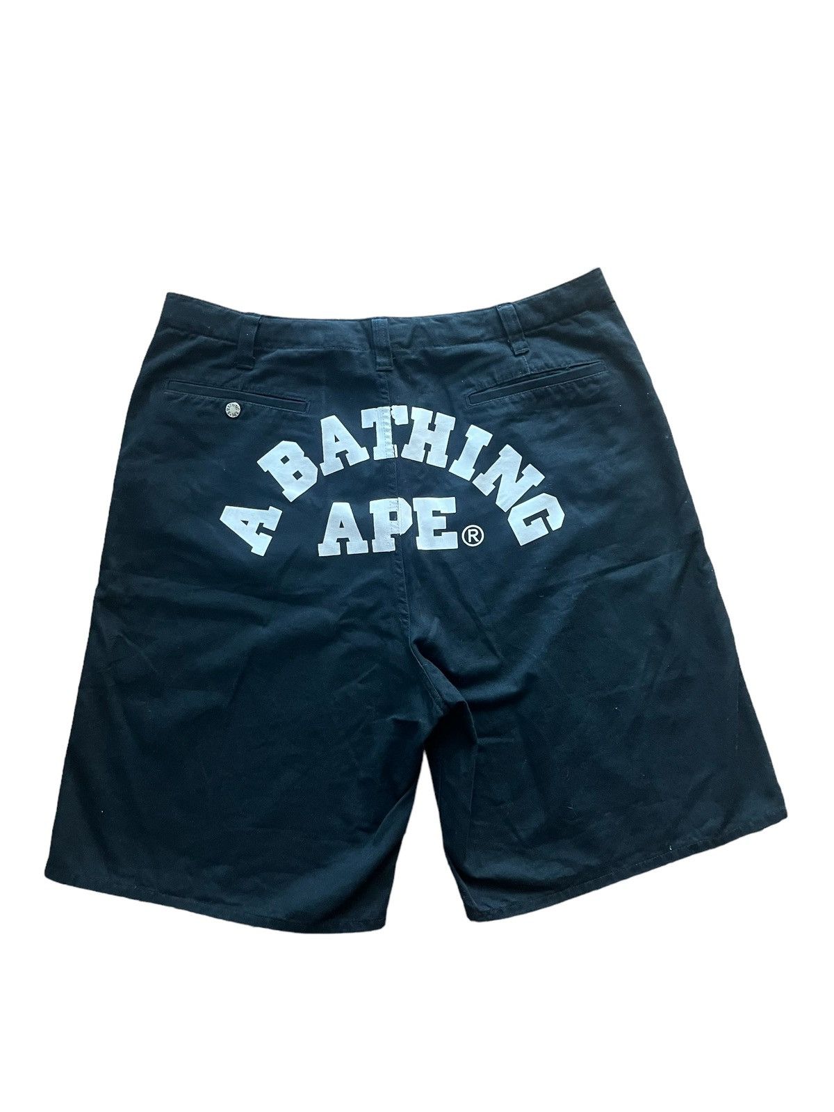 image of Bape A Bathing Ape Chino Shorts in Black, Men's (Size 36)