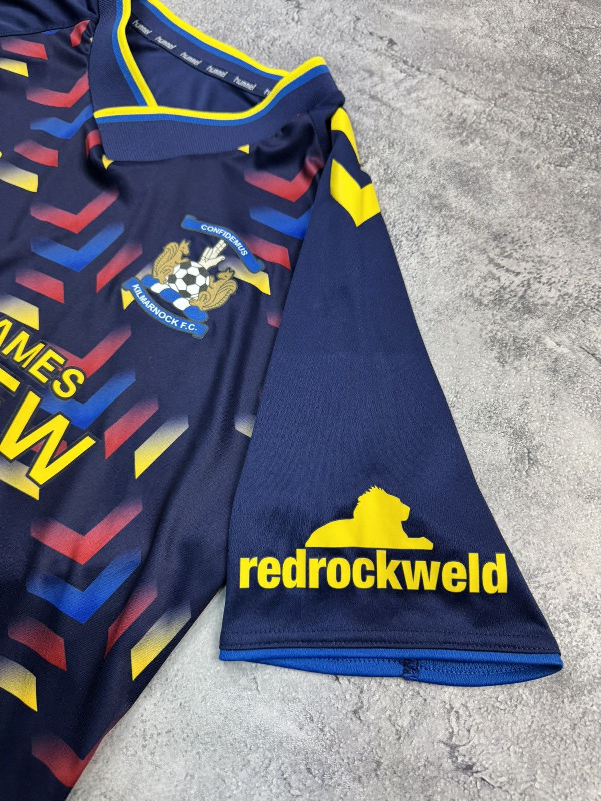 Hummel Kilmarnock FC 2021-22 Hummel Jersey James Frew Adult Size L Size US L / EU 52-54 / 3 - 8 Thumbnail
